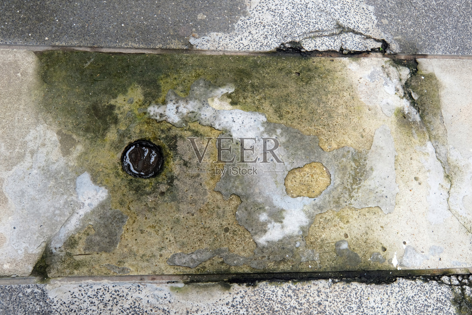 垃圾地板上的抽象形式照片摄影图片