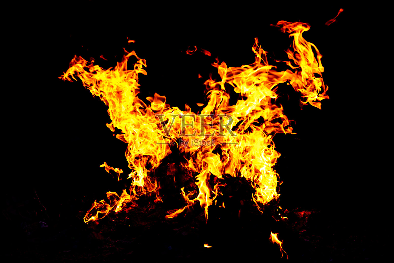 火焰纹理。燃烧材料背景。燃烧效应模式。火焰和火炬壁纸。炎热和阴霾的背景。照片摄影图片