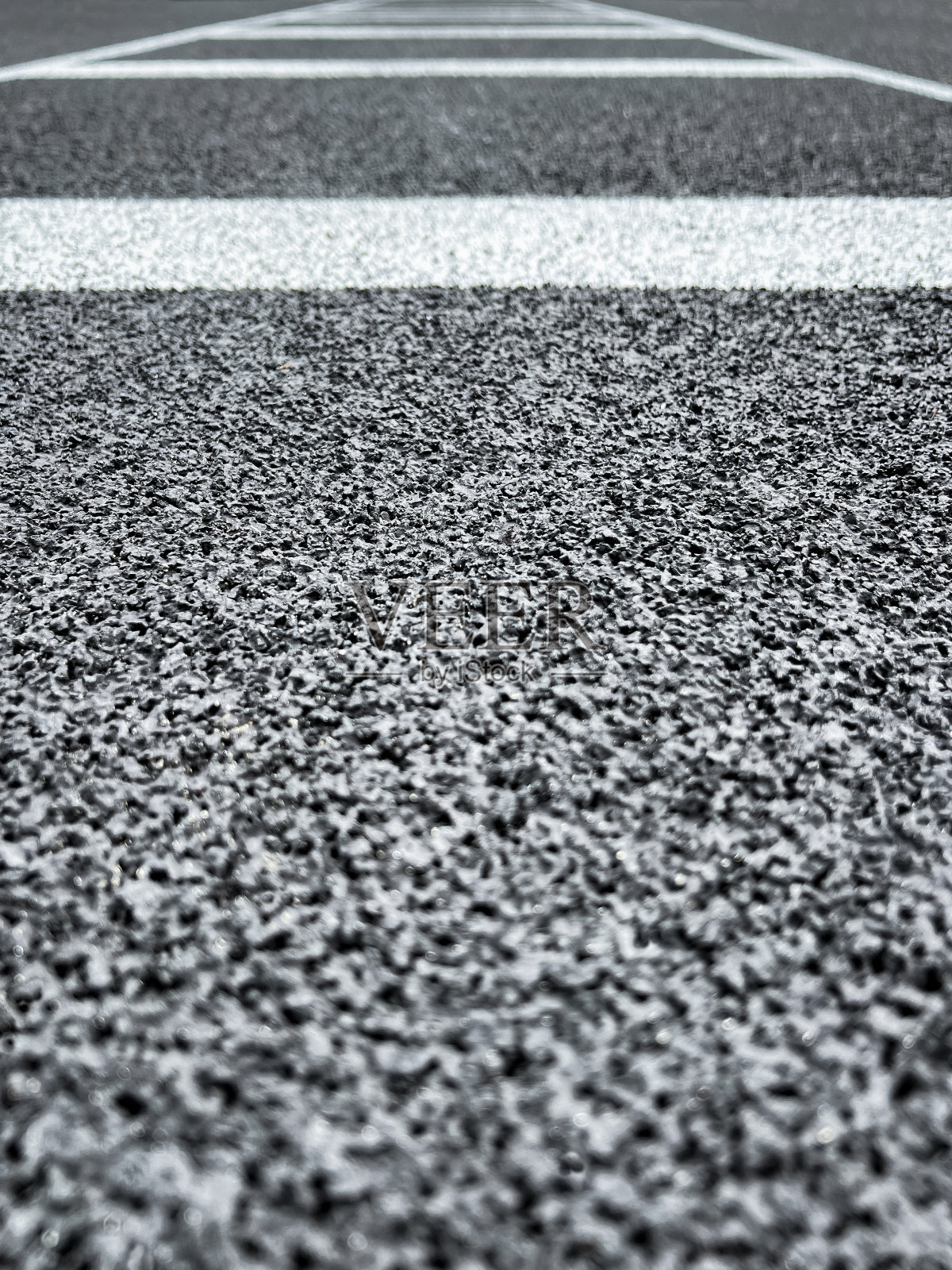 纹理人造黑色表面与白线照片摄影图片