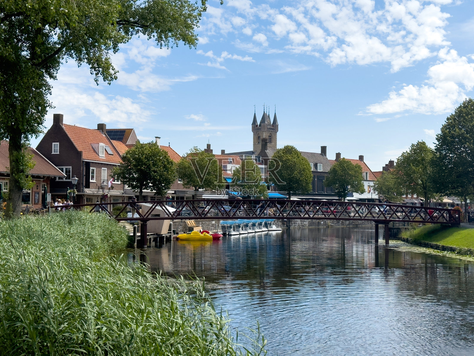 荷兰Sluis的海滨照片摄影图片