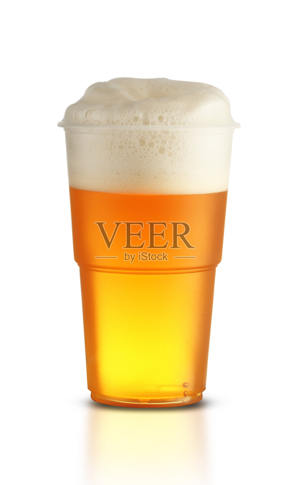 塑料啤酒杯照片摄影图片
