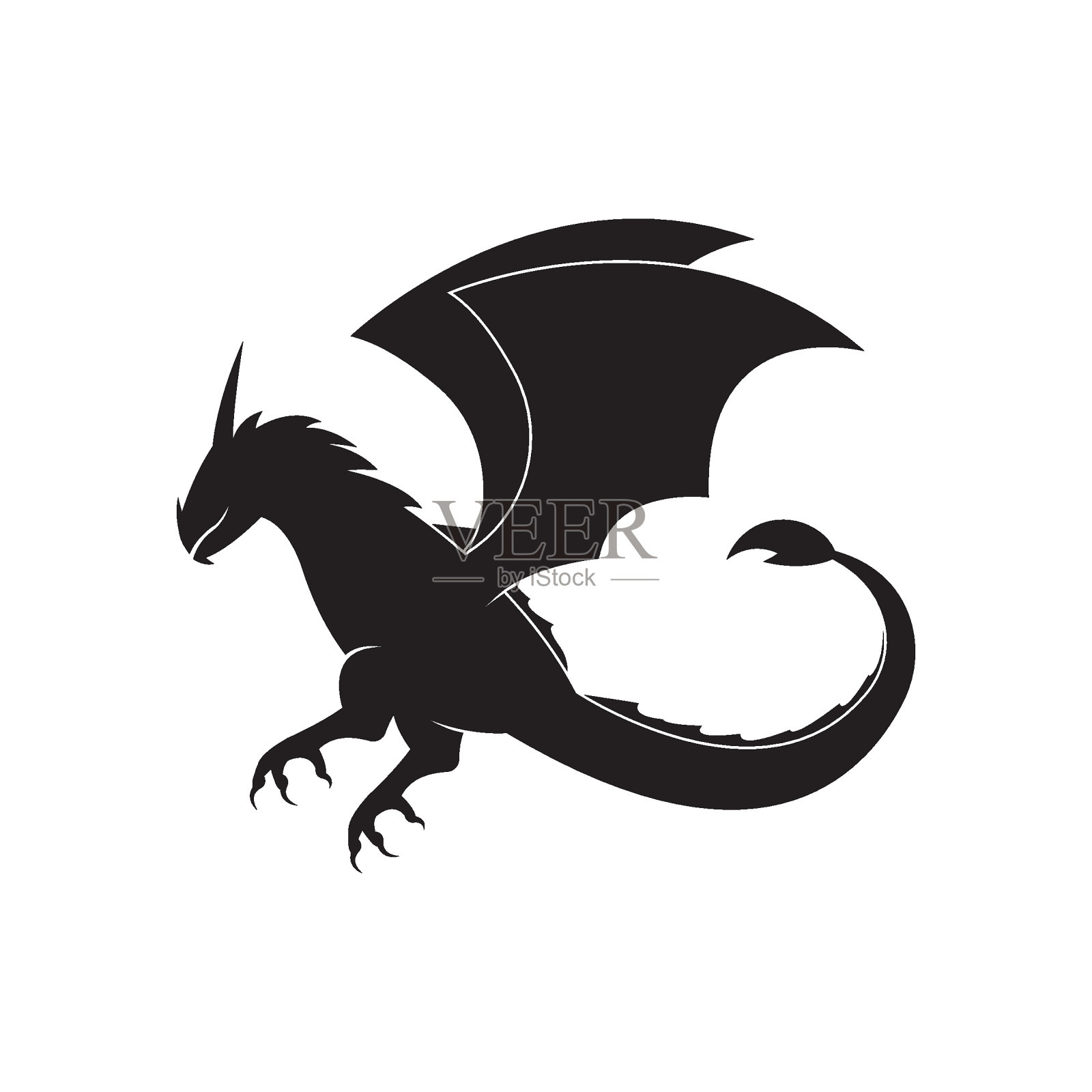 龙矢量图标插图设计插画图片素材