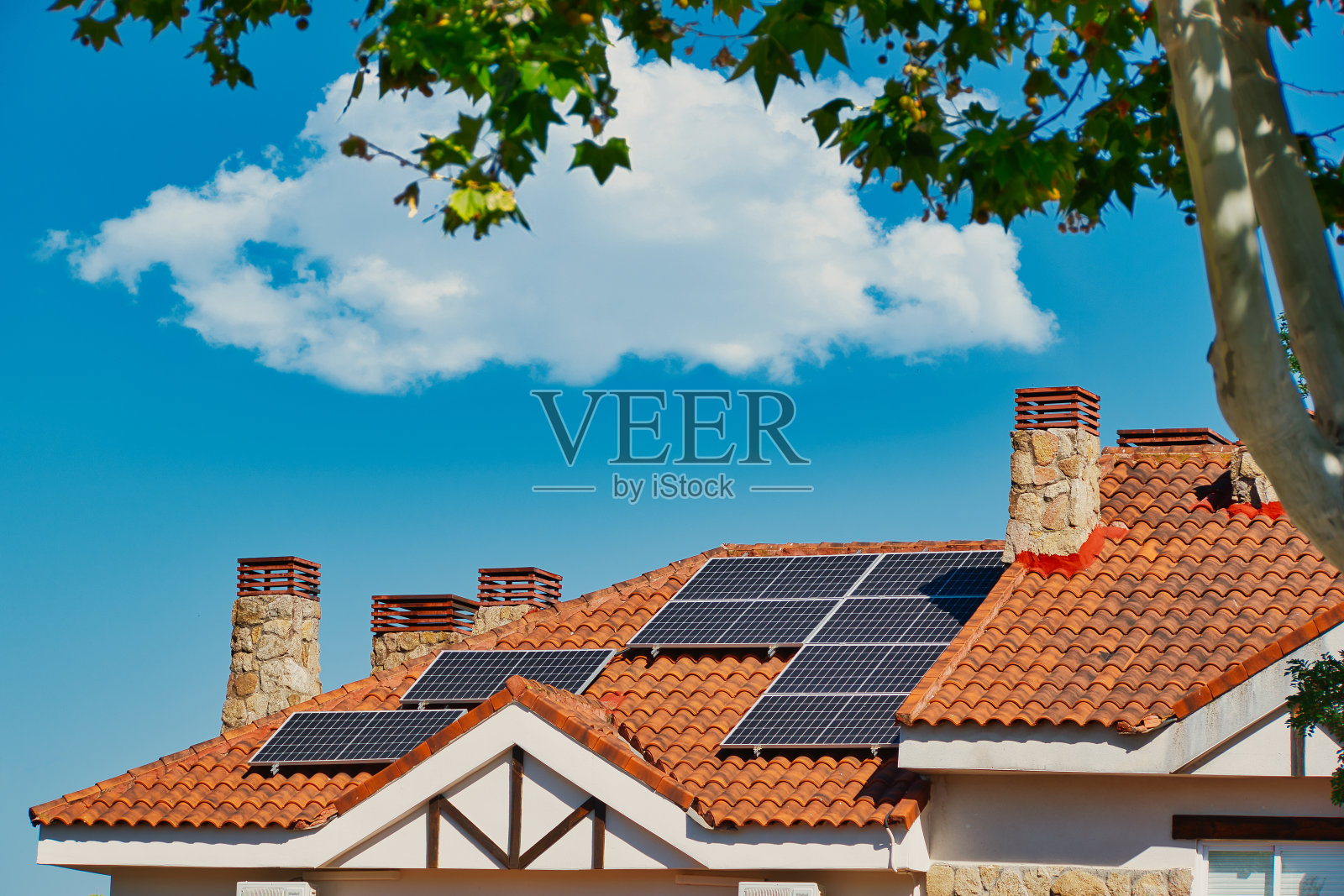 太阳能电池板照片摄影图片