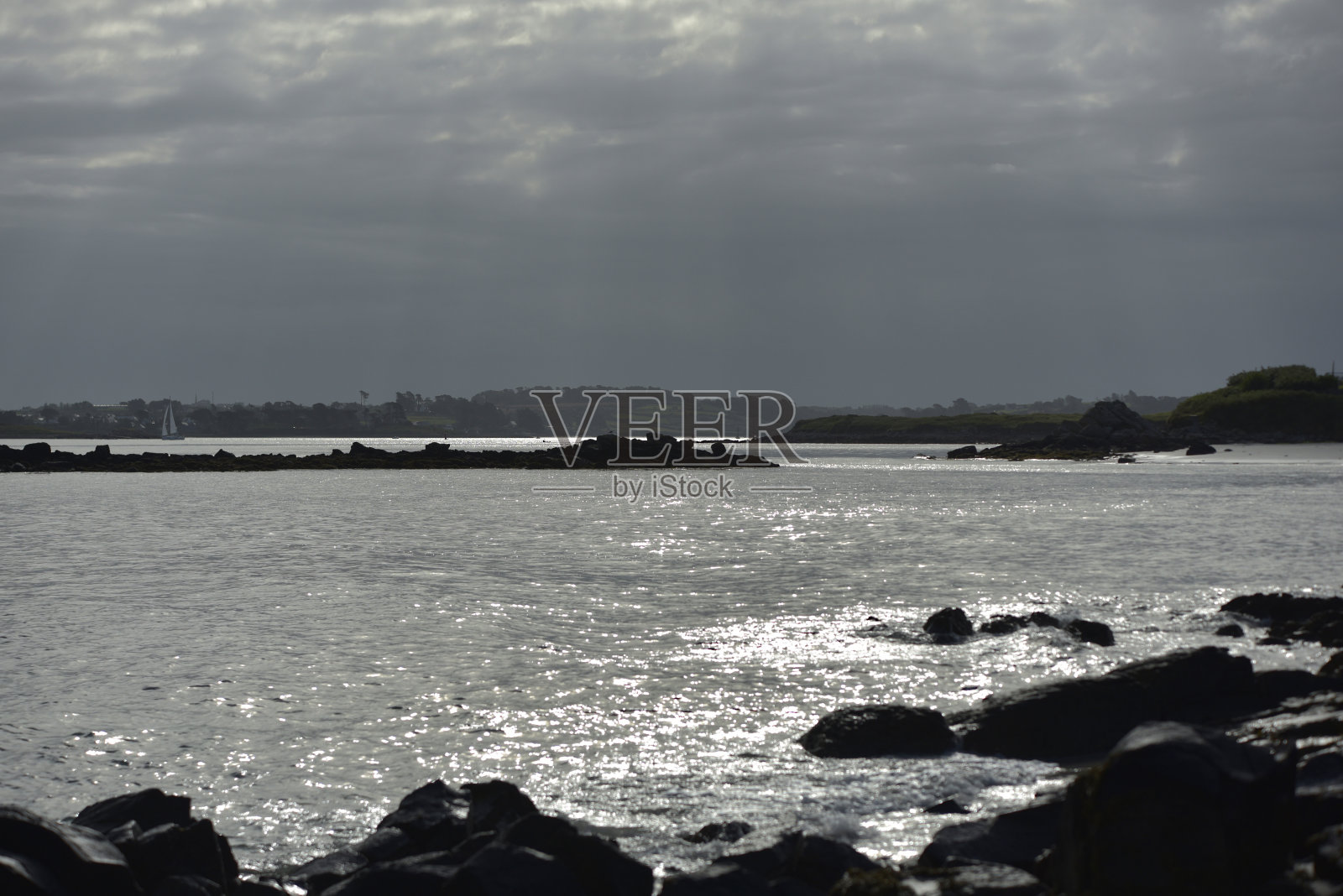 布列塔尼海岸,陆地照片摄影图片