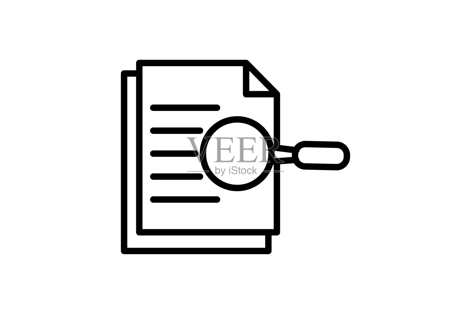 审计图标。有关会计的图标。适用于网站,应用程序,用户界面,可打印等行图标样式。简单的矢量设计可编辑插画图片素材