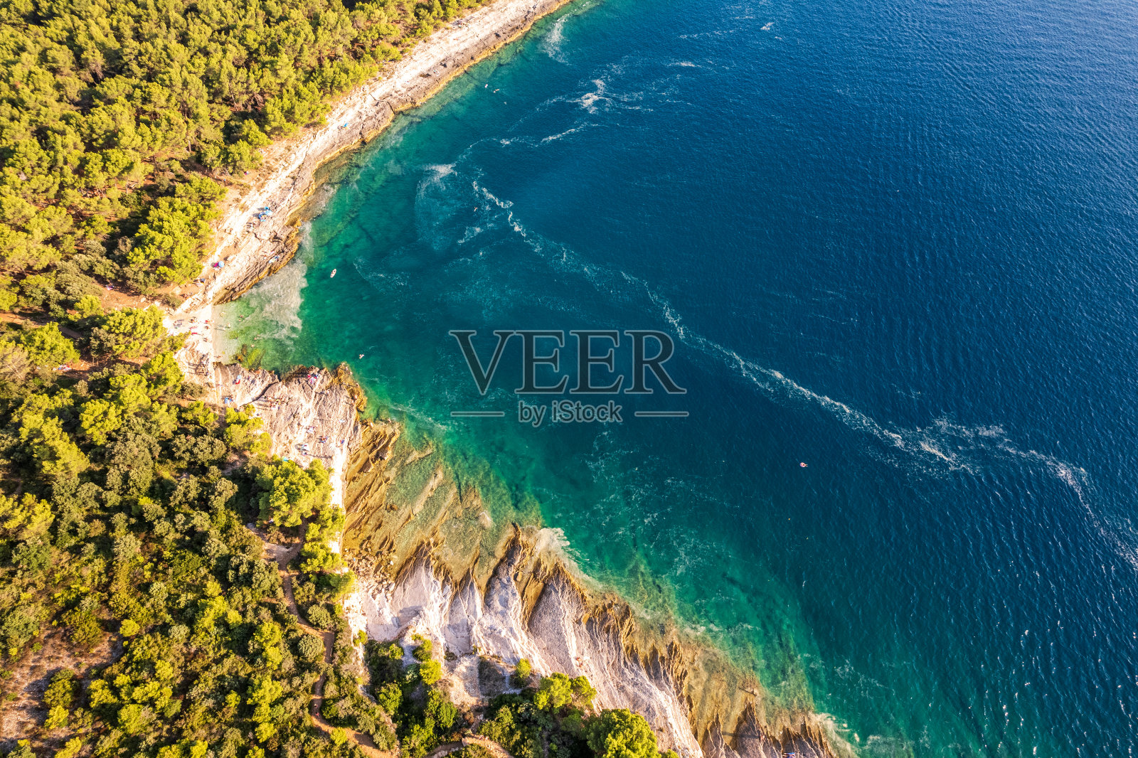 卡门亚克,克罗地亚海边照片摄影图片
