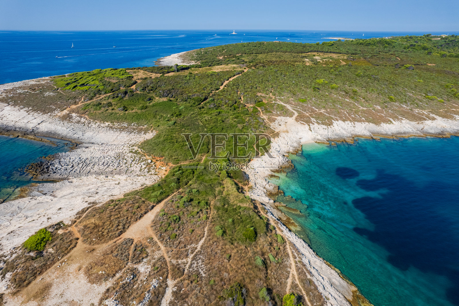 卡门亚克,克罗地亚海边照片摄影图片