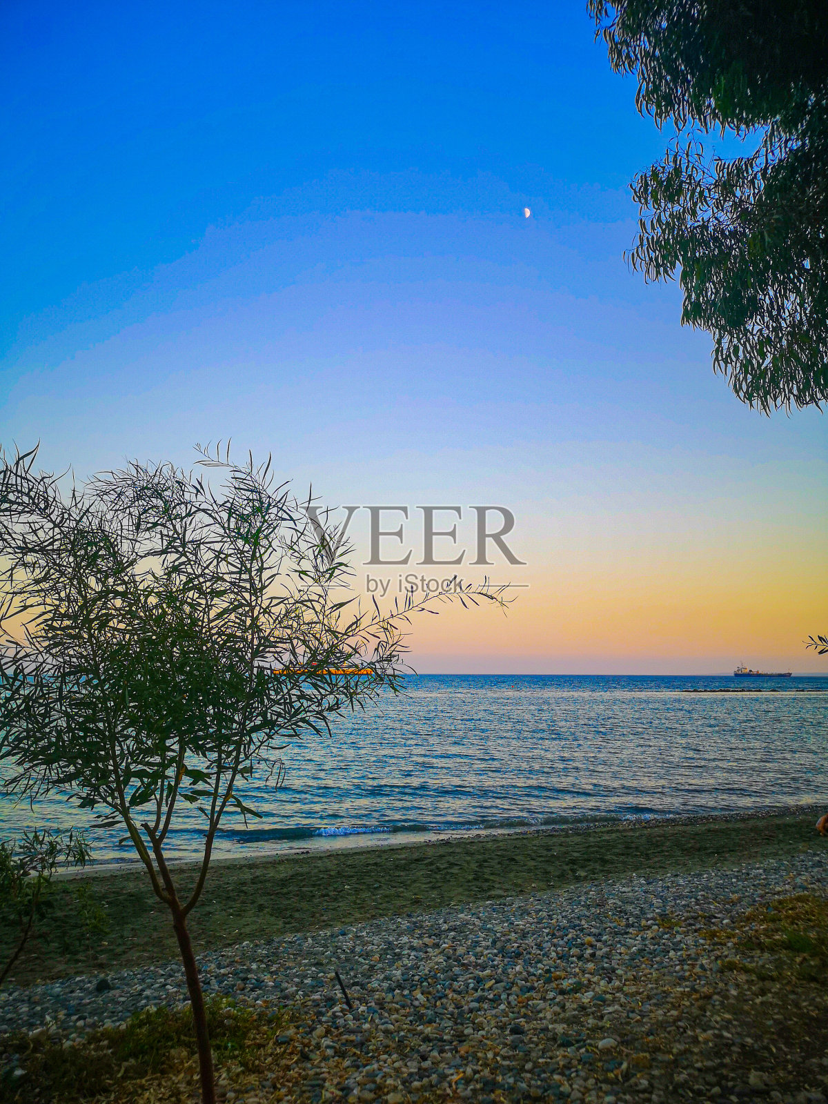 夏天的日落照片摄影图片