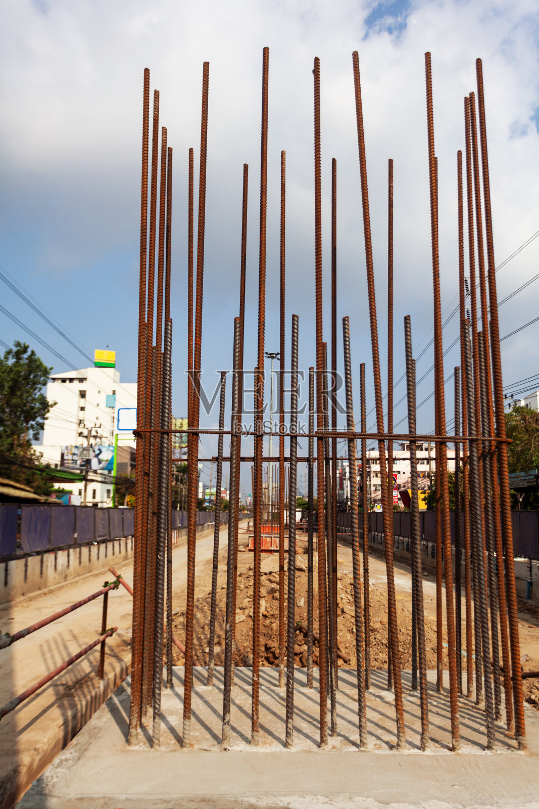 建筑工地照片摄影图片