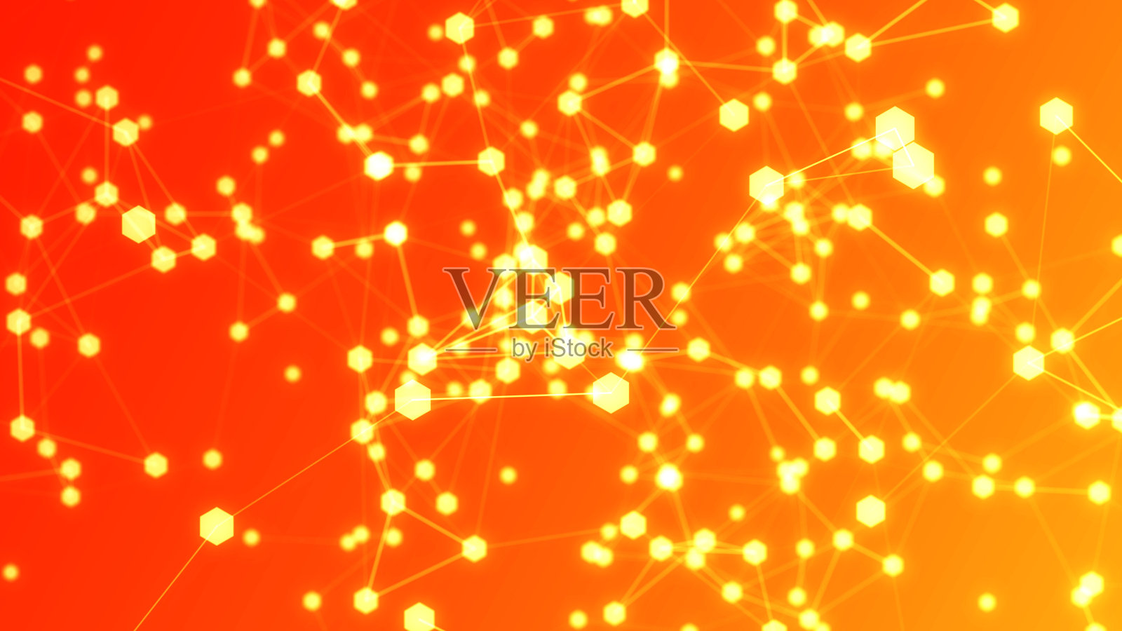 4K抽象六边形(可循环)照片摄影图片