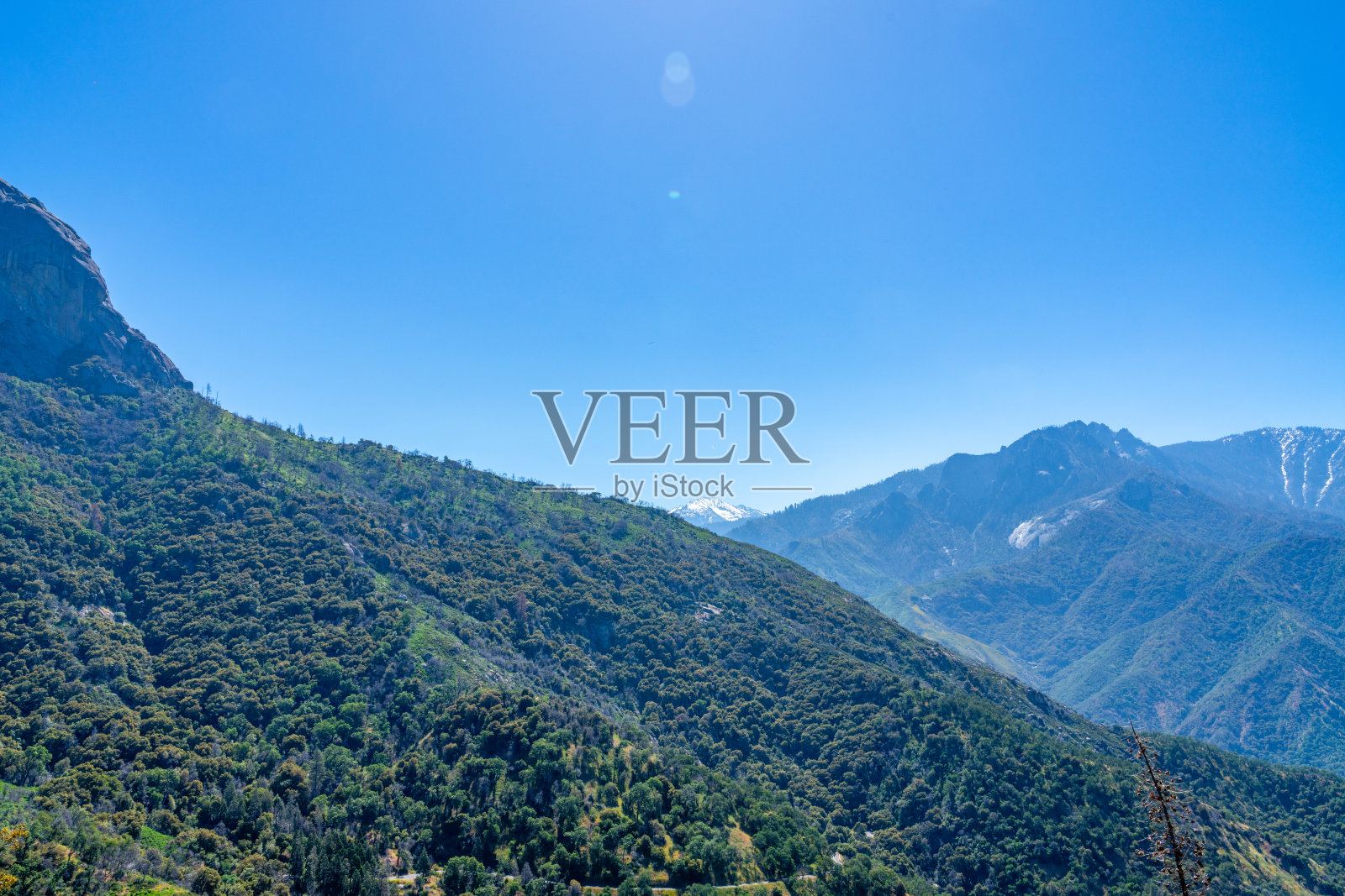 美国加州红杉国家公园的山景照片摄影图片