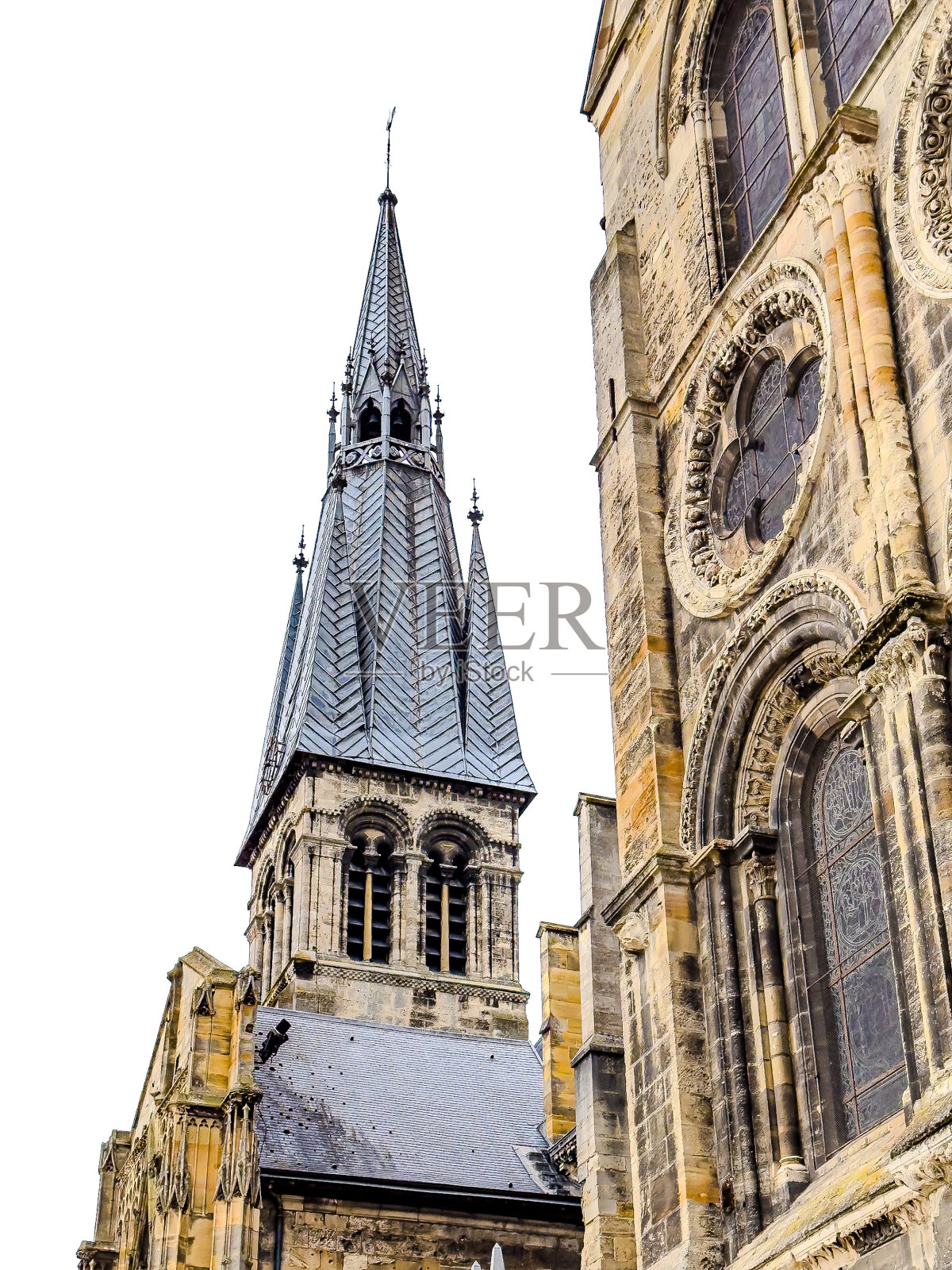 法国沙隆的传统大教堂照片摄影图片