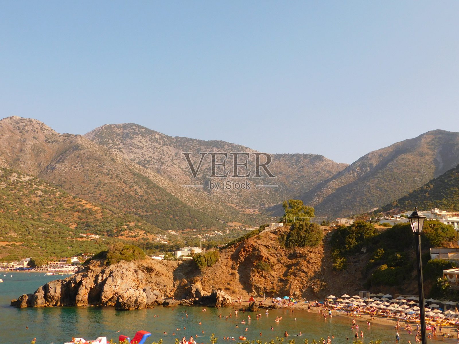 克利特岛的山照片摄影图片