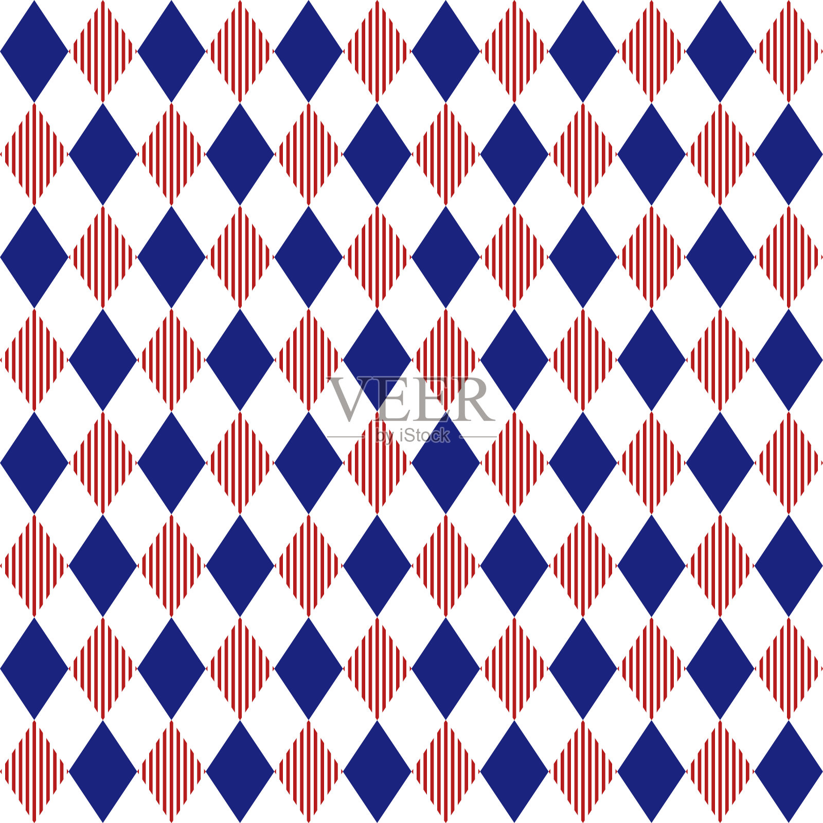 菱形图案。插画图片素材