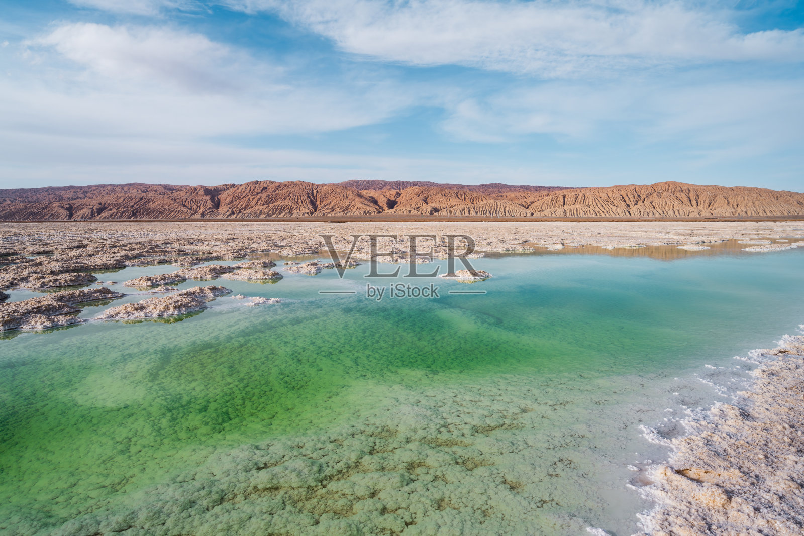 中国青海芒崖翡翠湖风景照片摄影图片