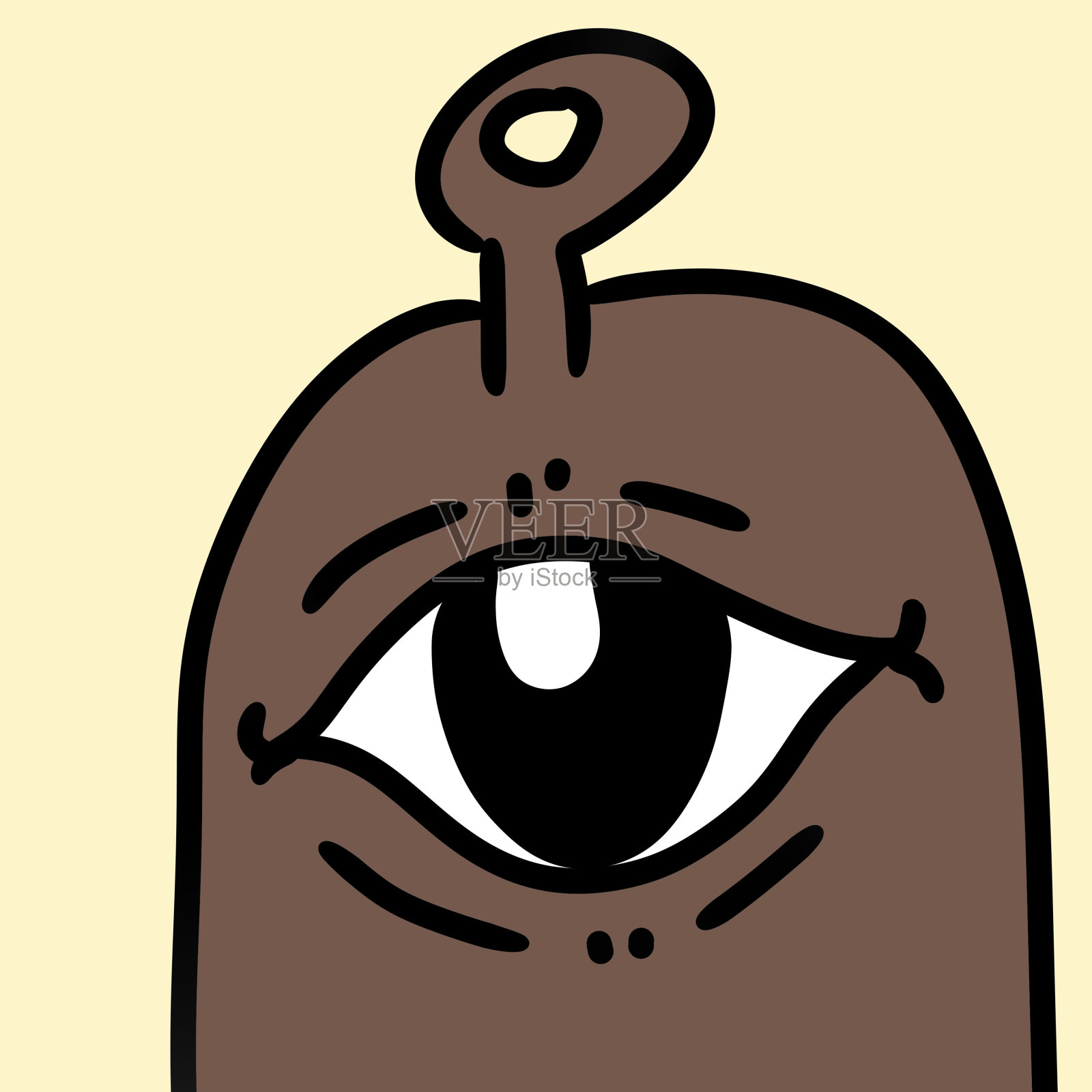 外星怪物卡通插画图片素材