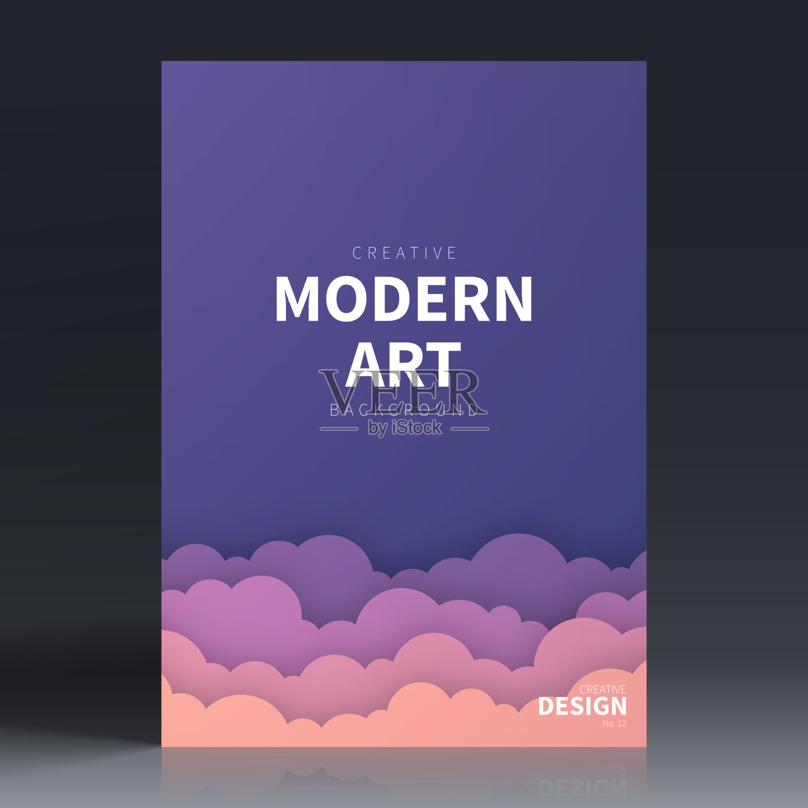 宣传册模板排版,紫色封面设计,商业年报,传单,杂志插画图片素材