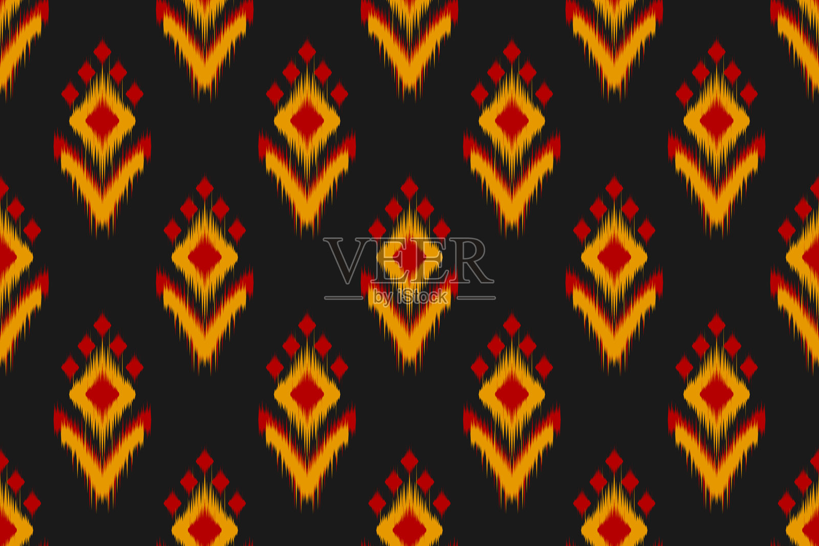 美丽的民族部落图案艺术。民族伊卡无缝花纹。美国和墨西哥风格。插画图片素材