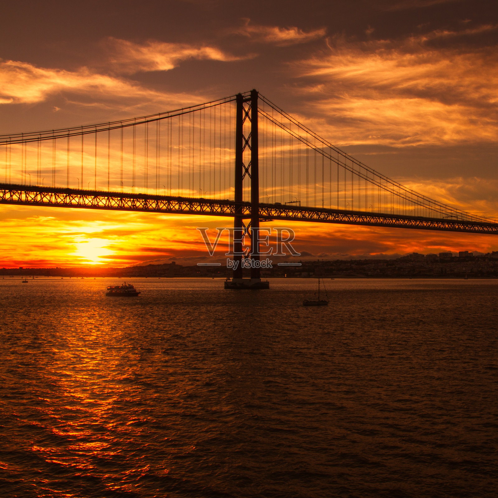 黄昏的金色剪影照片摄影图片