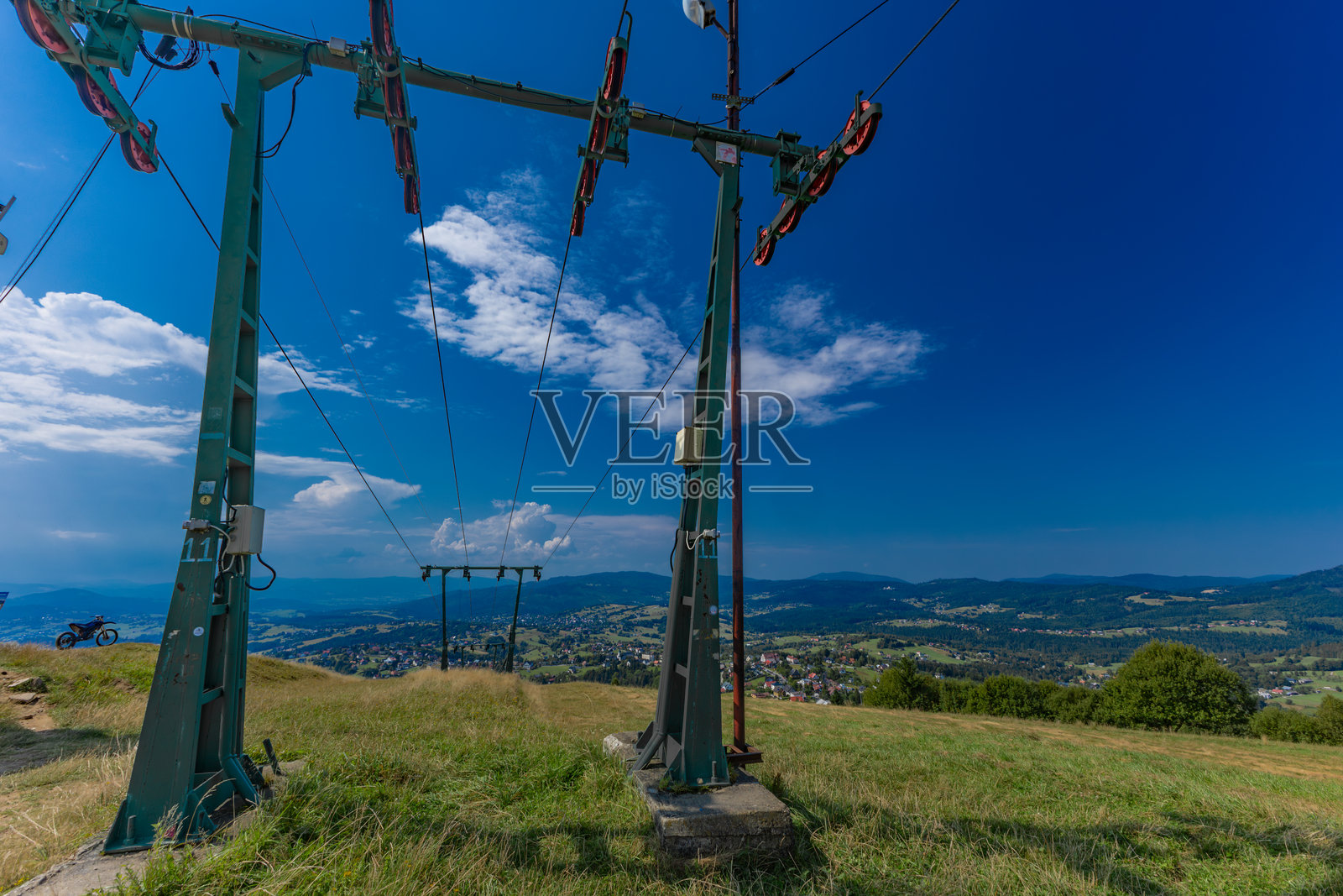Koniaków景观,Ochodzita山,西里西亚贝斯基德斯照片摄影图片