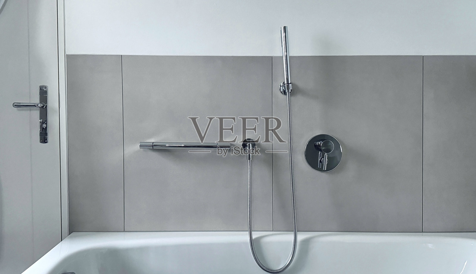 浴室的细节照片摄影图片