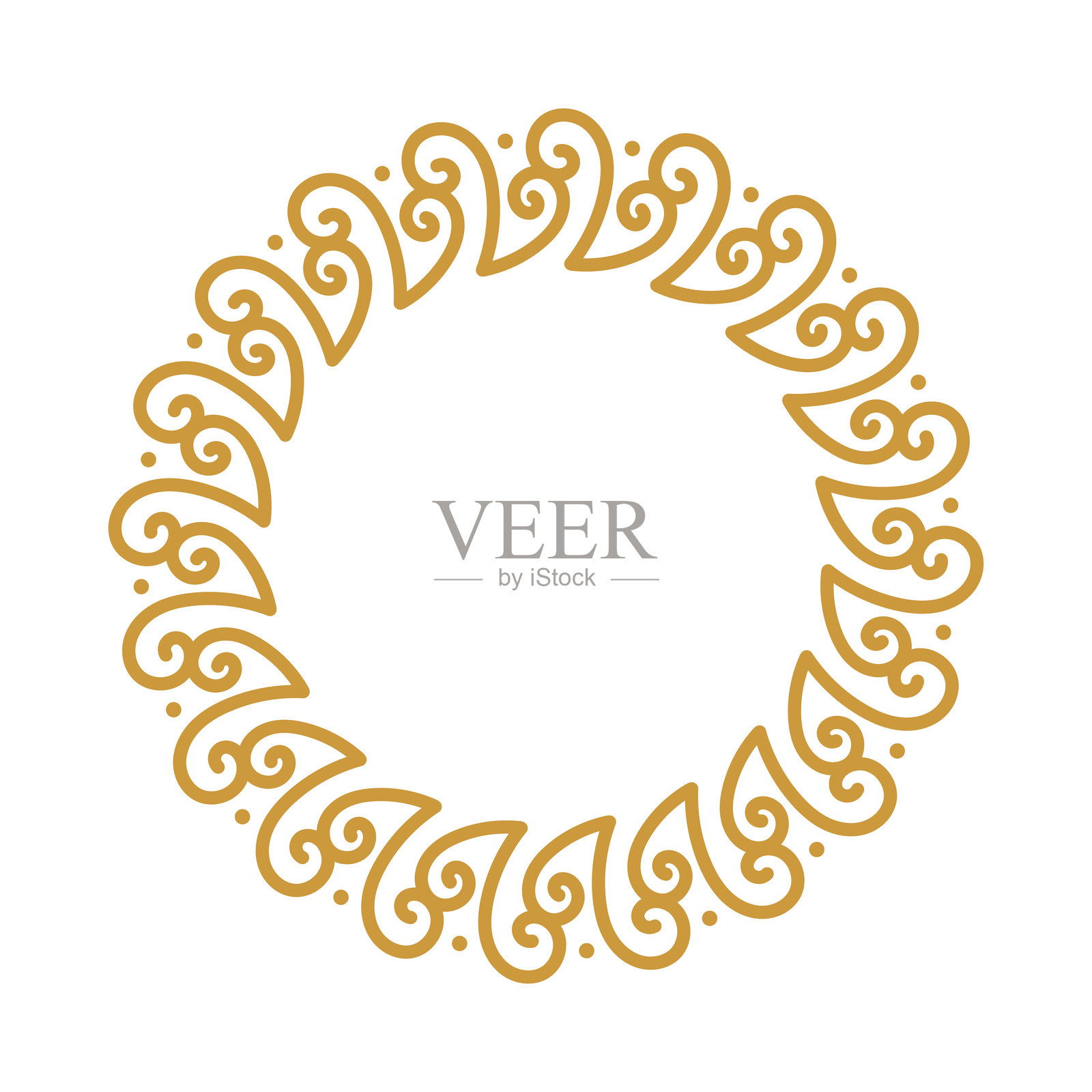 圆形装饰设计矢量集合插画图片素材