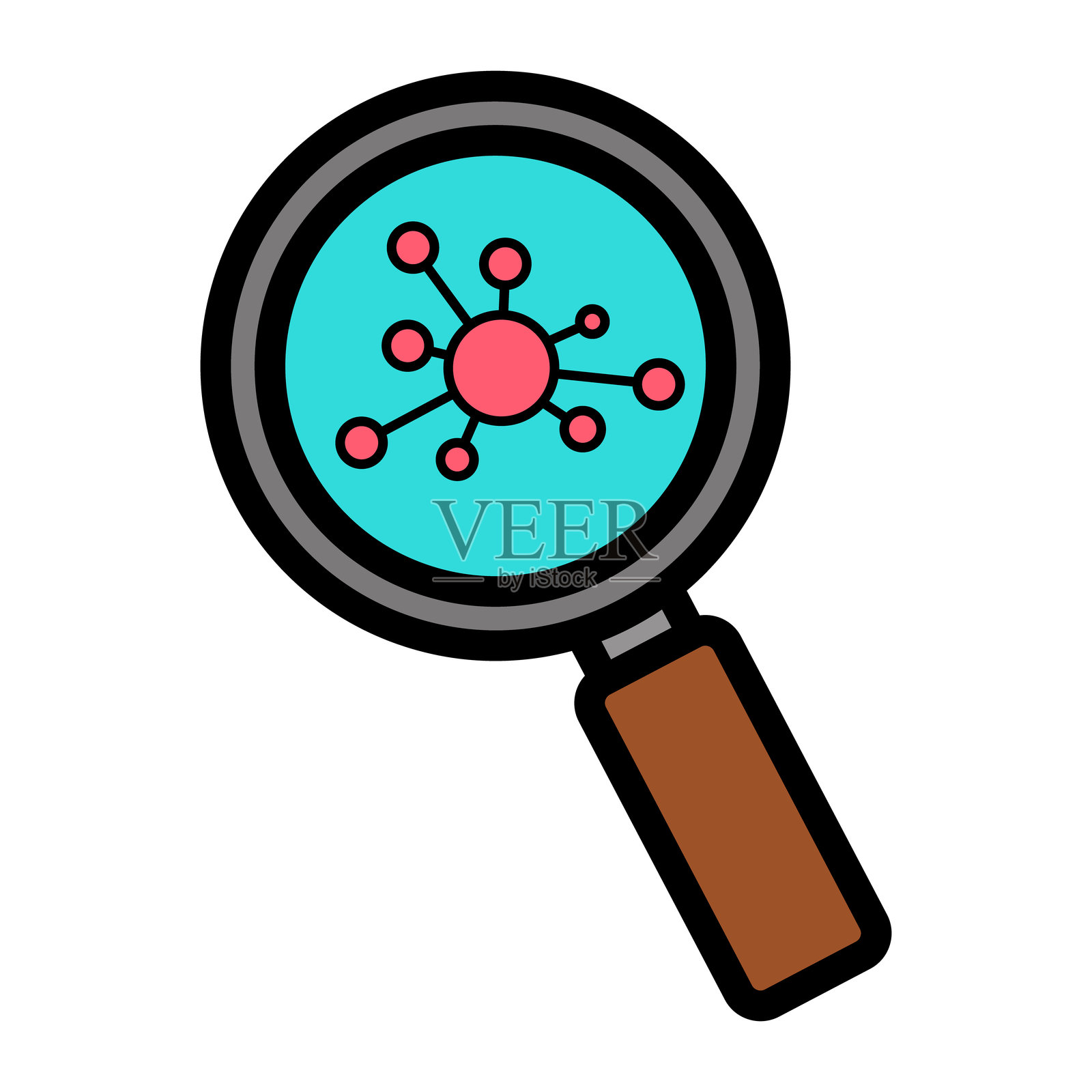 肿瘤细胞疾病概念插画图片素材