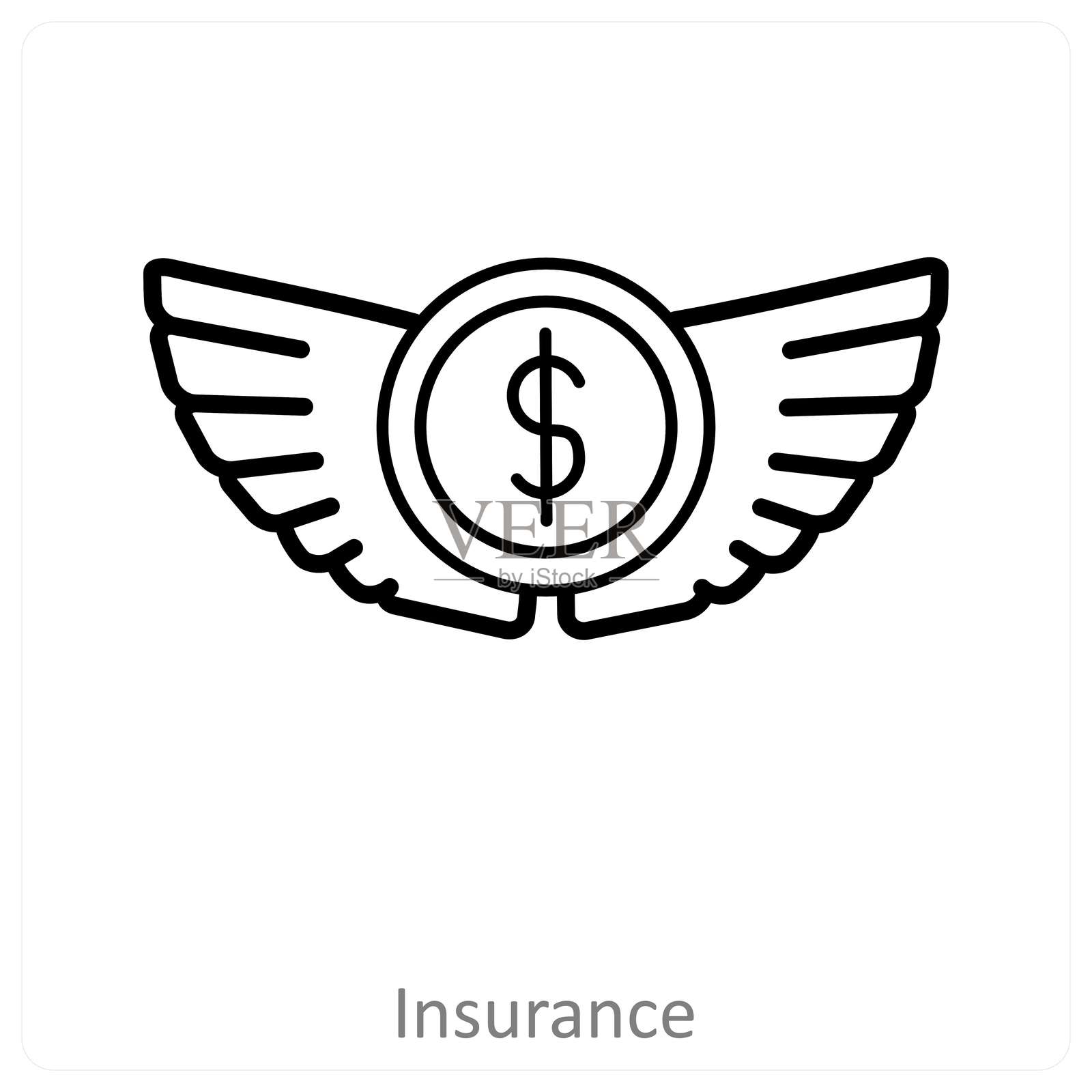 保险插画图片素材