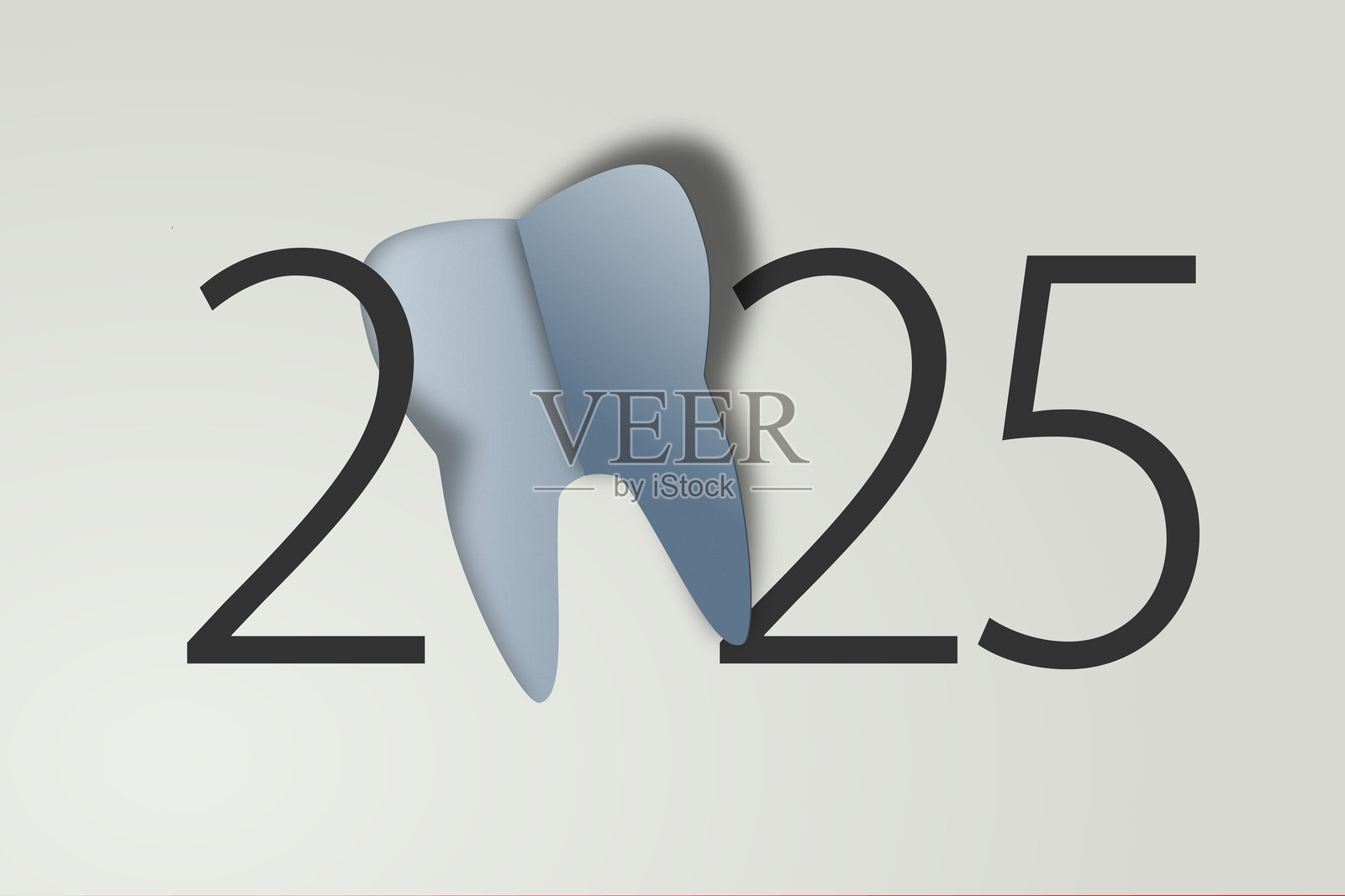 2025年带牙。插画图片素材