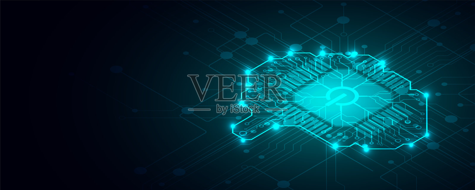 用人工智能技术驾驭复杂的现代生活插画图片素材