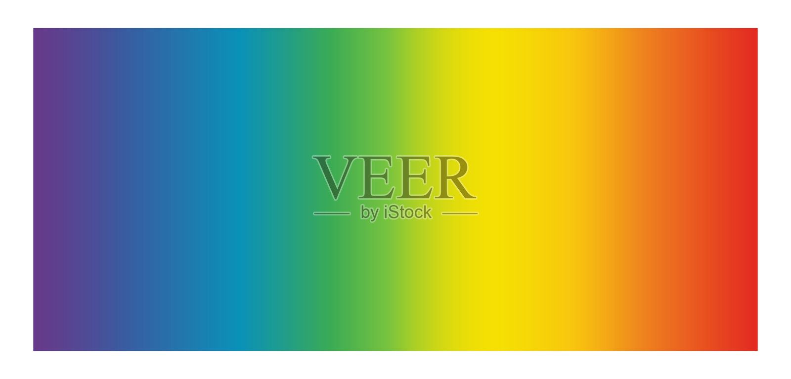 光谱颜色。电磁波长辐射棱镜线,可见光谱。复古设计元素插画图片素材