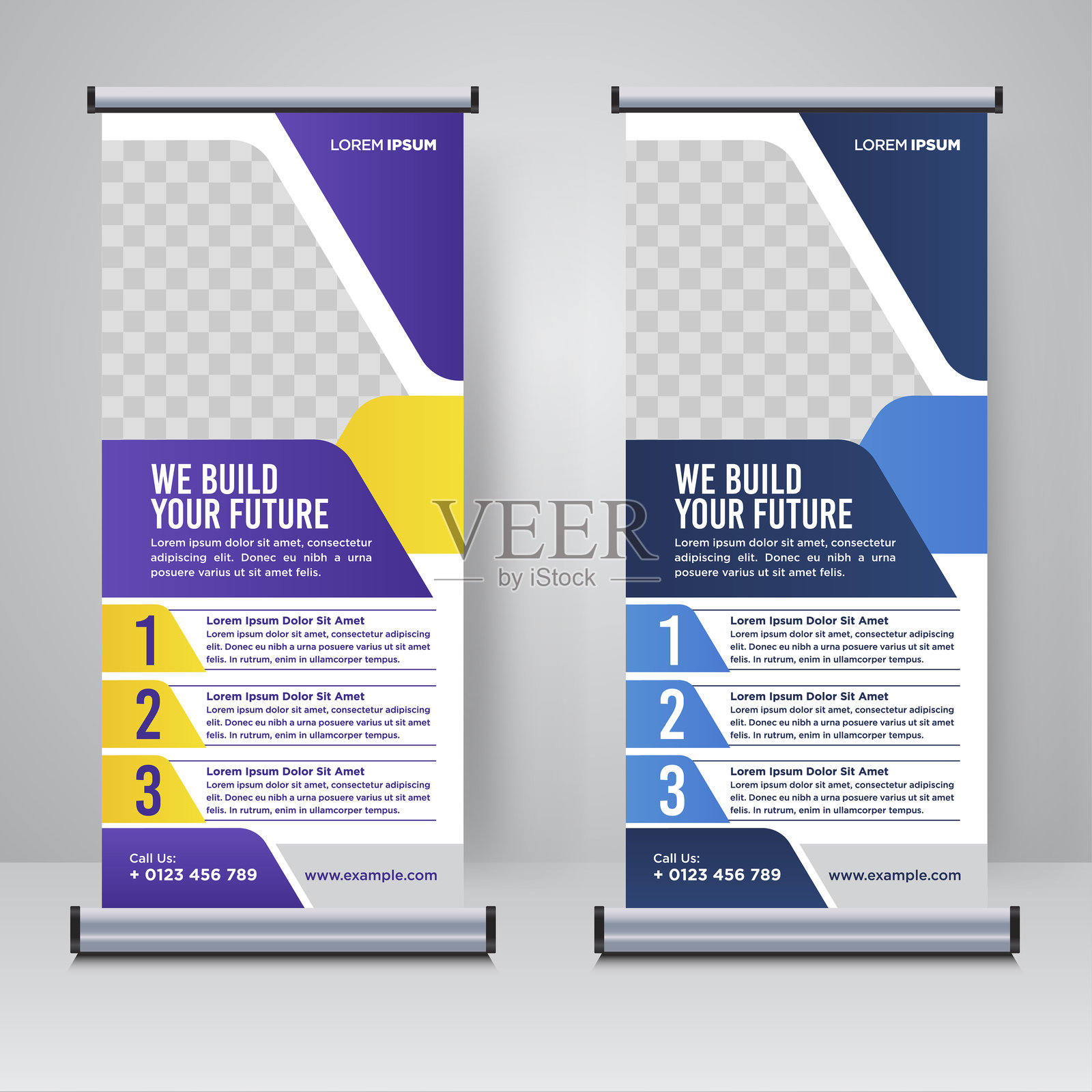 企业汇总或X横幅设计模板插画图片素材