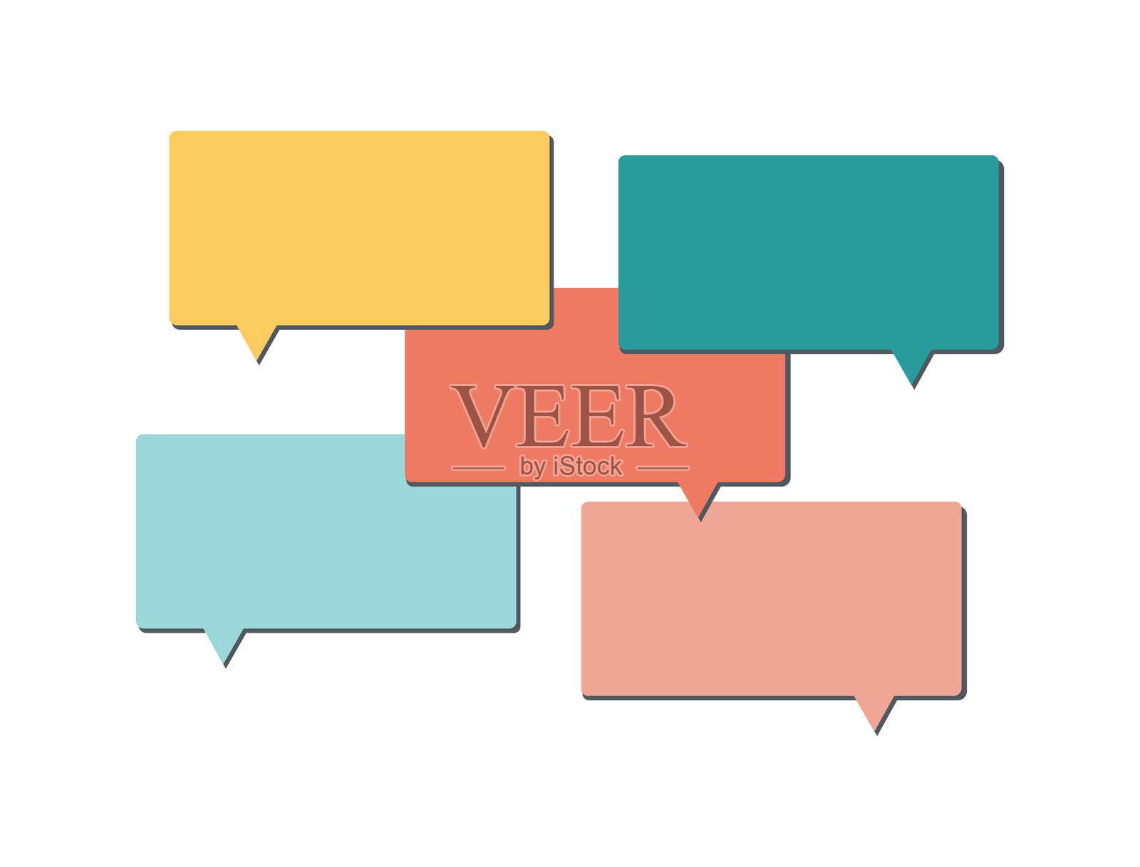 语音泡泡1_10插画图片素材