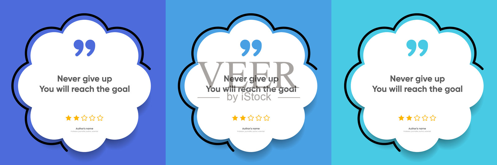 3D泡沫证明横幅,报价,信息图表。社交媒体发布模板设计报价。空的演讲气泡,引用气泡和文本框。矢量插图EPS10。插画图片素材