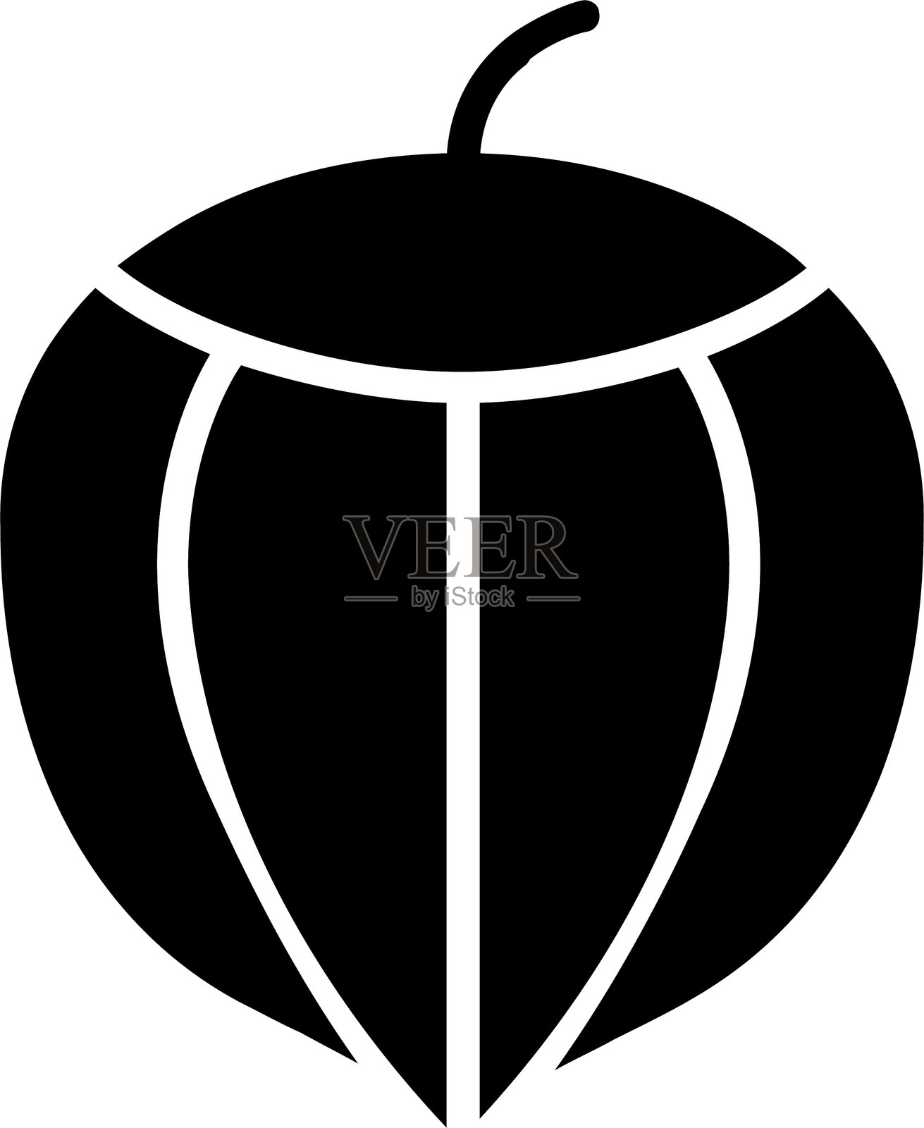 哈泽尔努雕文图标插画图片素材