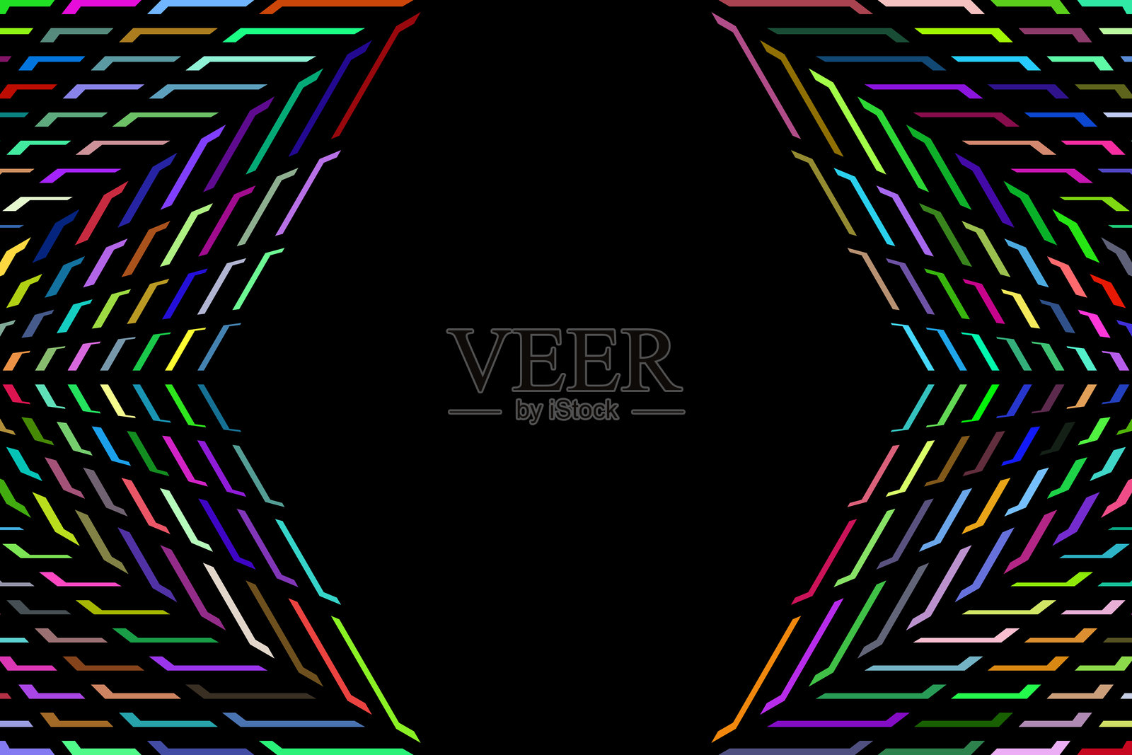 彩色数字技术编码抽象背景插画图片素材