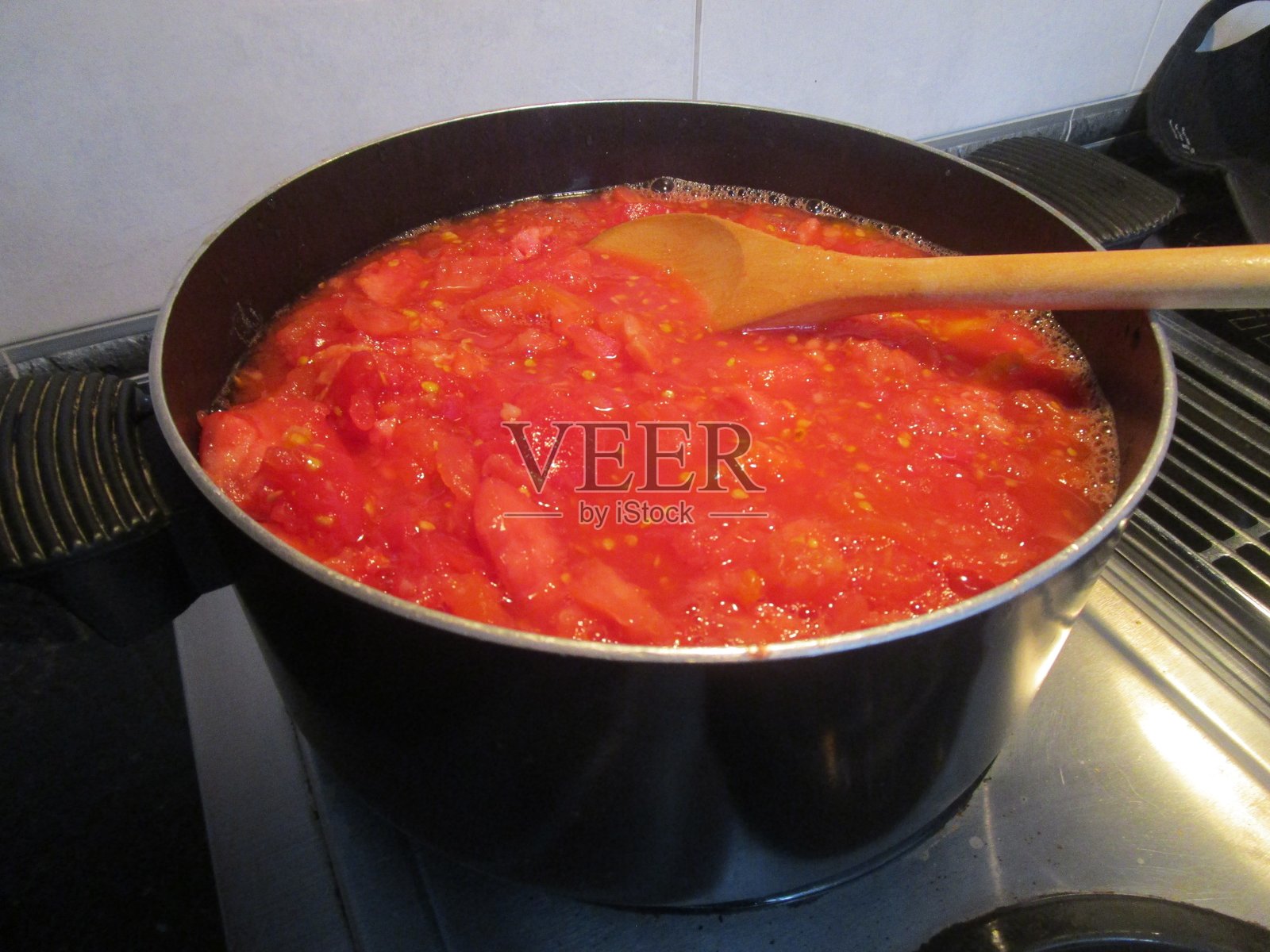 炖西红柿照片摄影图片