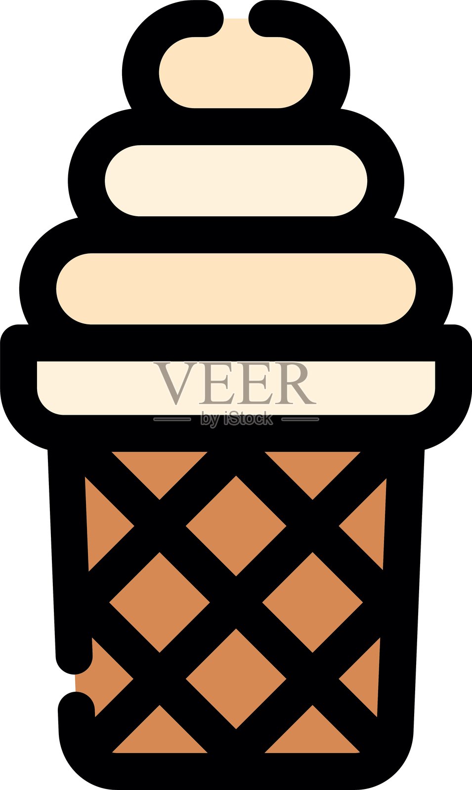 冰淇淋图标插画图片素材