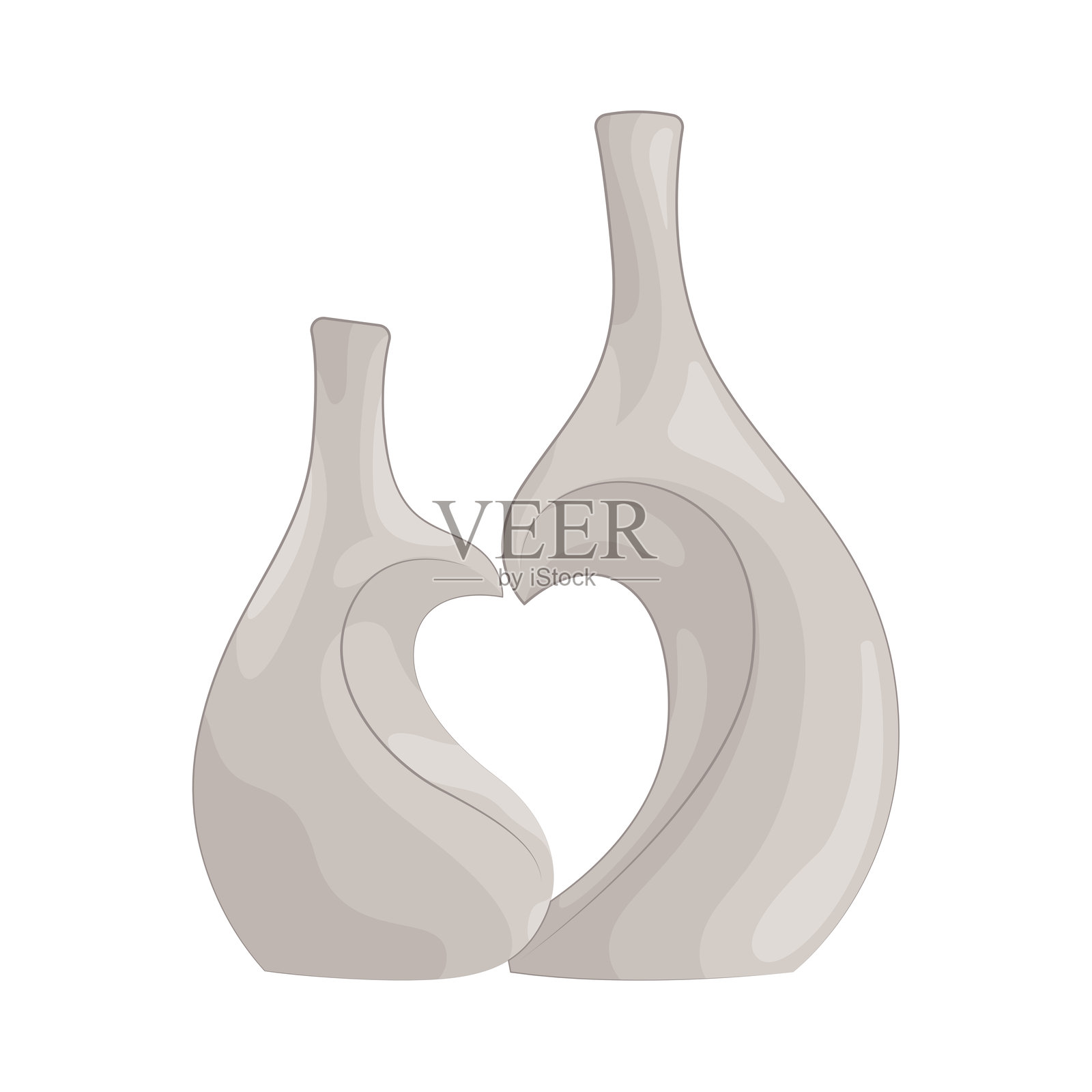 花瓶插画图片素材