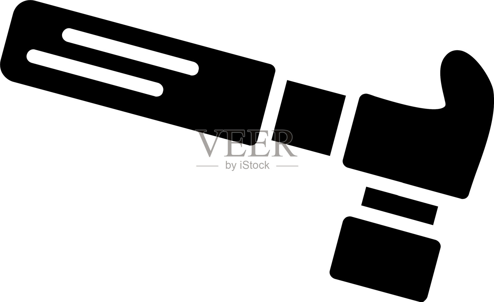 锤子雕文图标插画图片素材