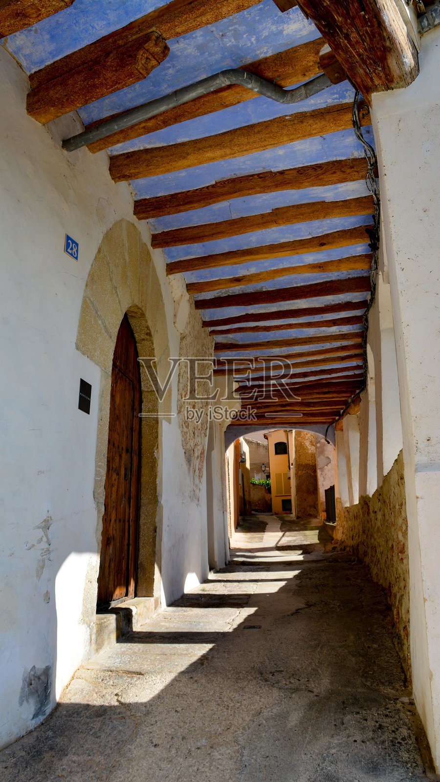 Miravet门廊照片摄影图片