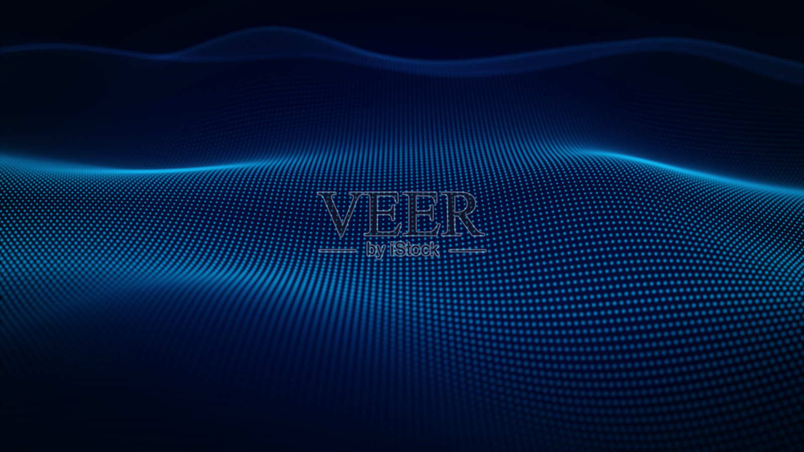 蓝色数字波形照片摄影图片