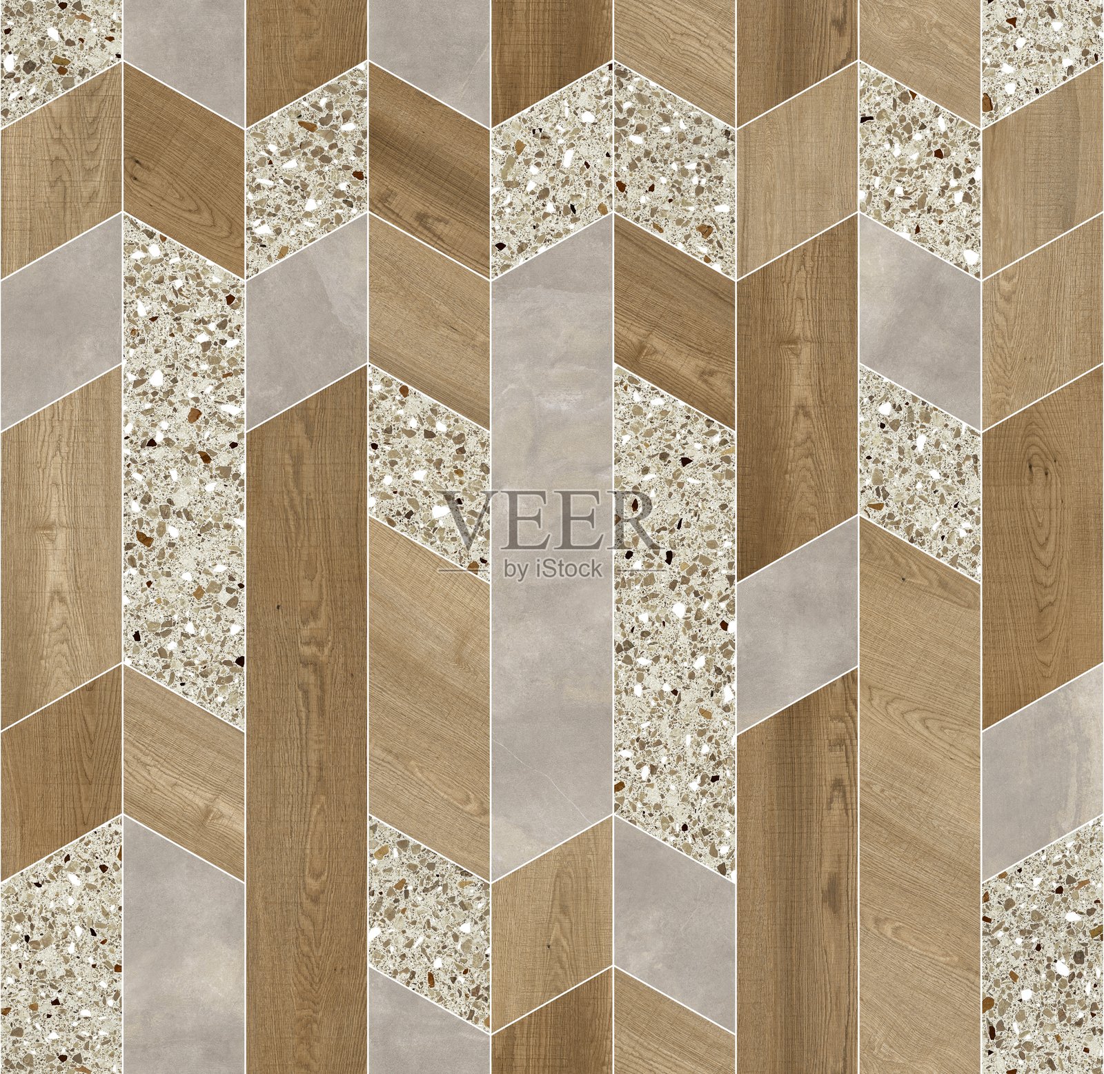 几何装饰。现代大理石马赛克,抽象背景,壁纸,六边形瓷砖。照片摄影图片