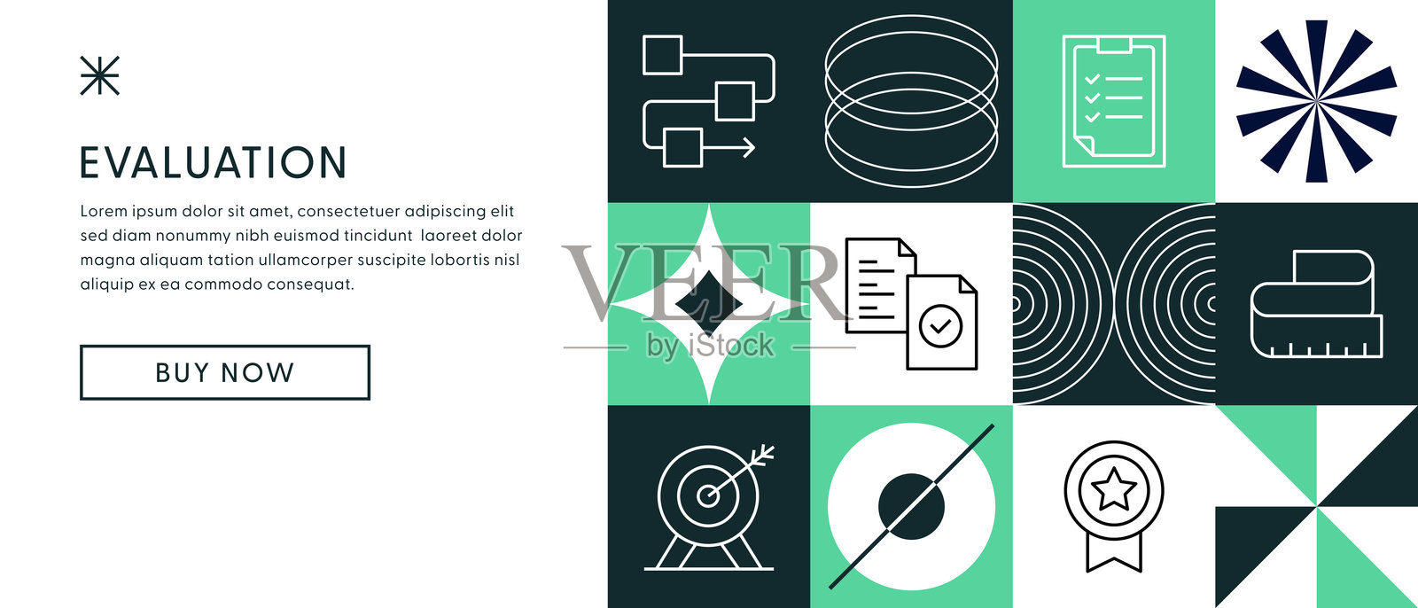 评估网页横幅设计插画图片素材
