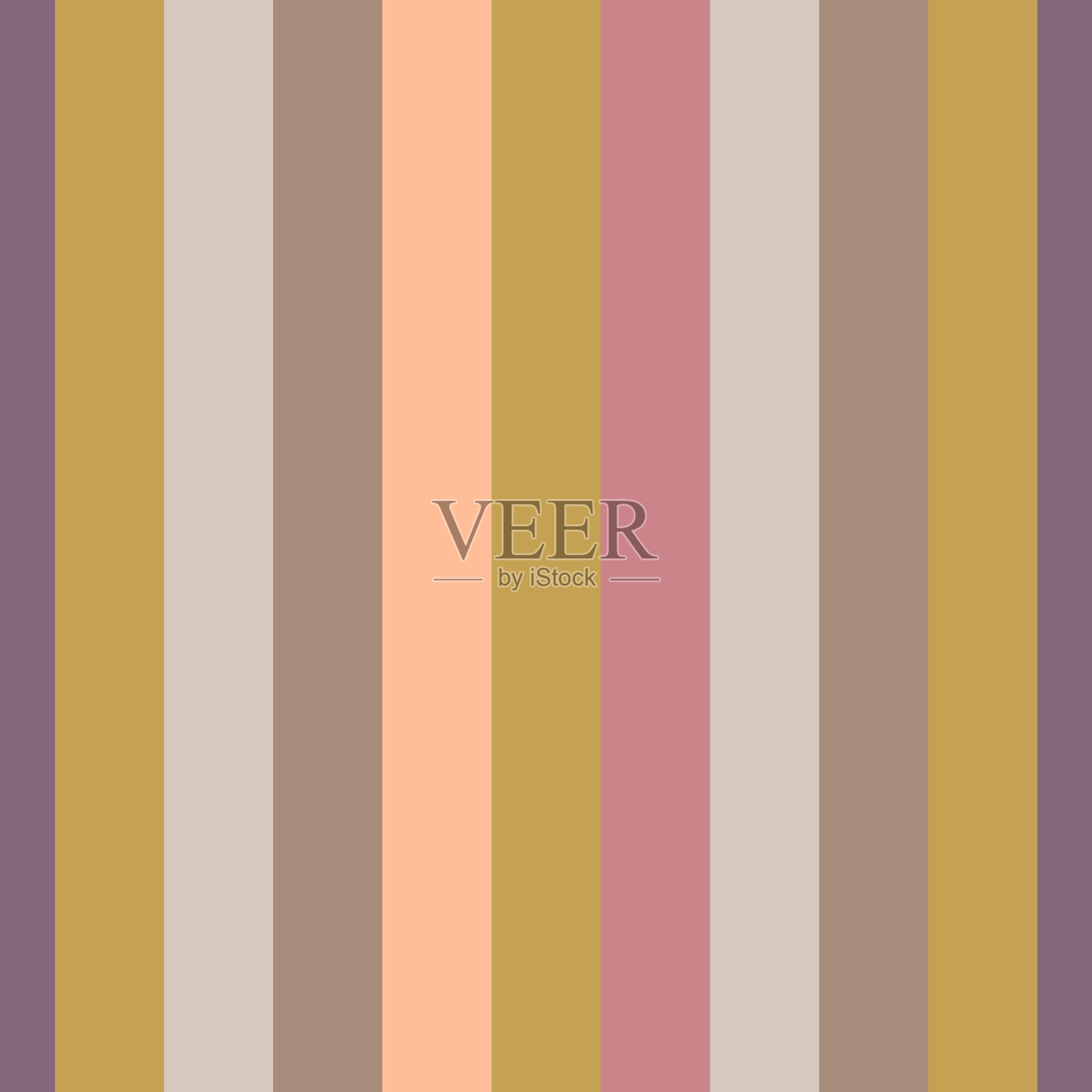 矢量无缝模式与垂直条纹在柔和的调色板插画图片素材