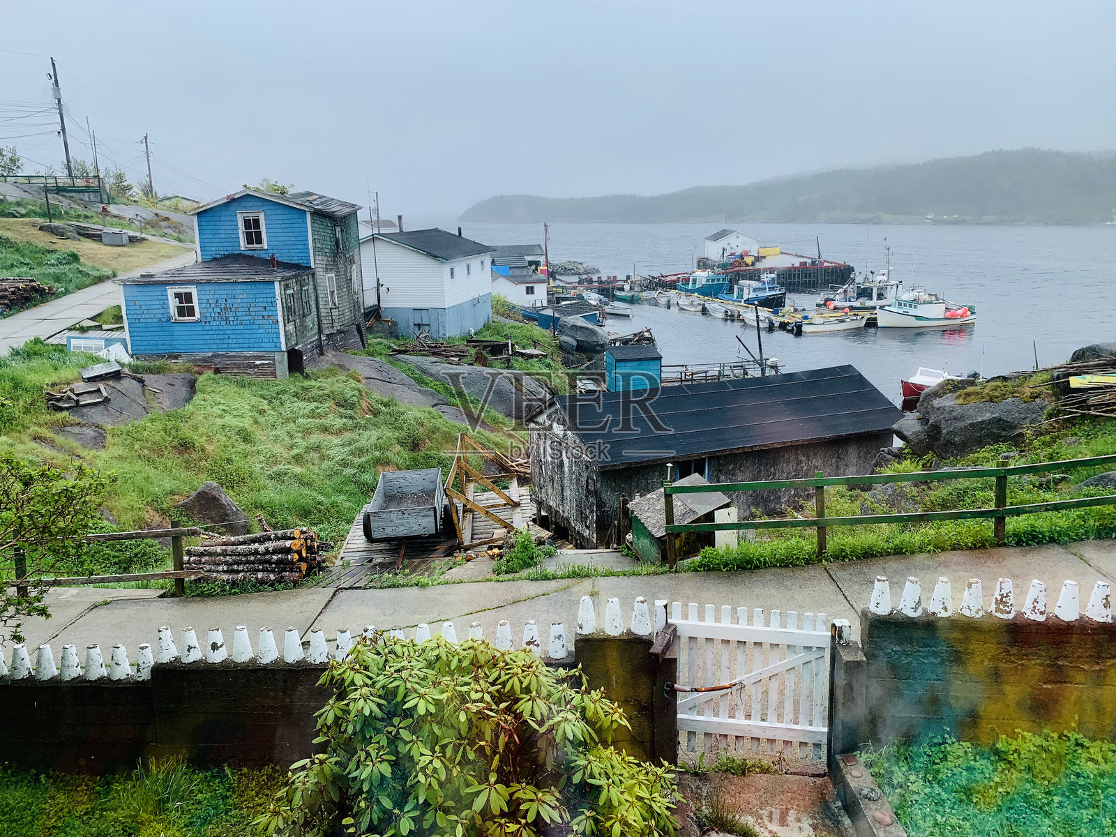 纽芬兰外港村照片摄影图片