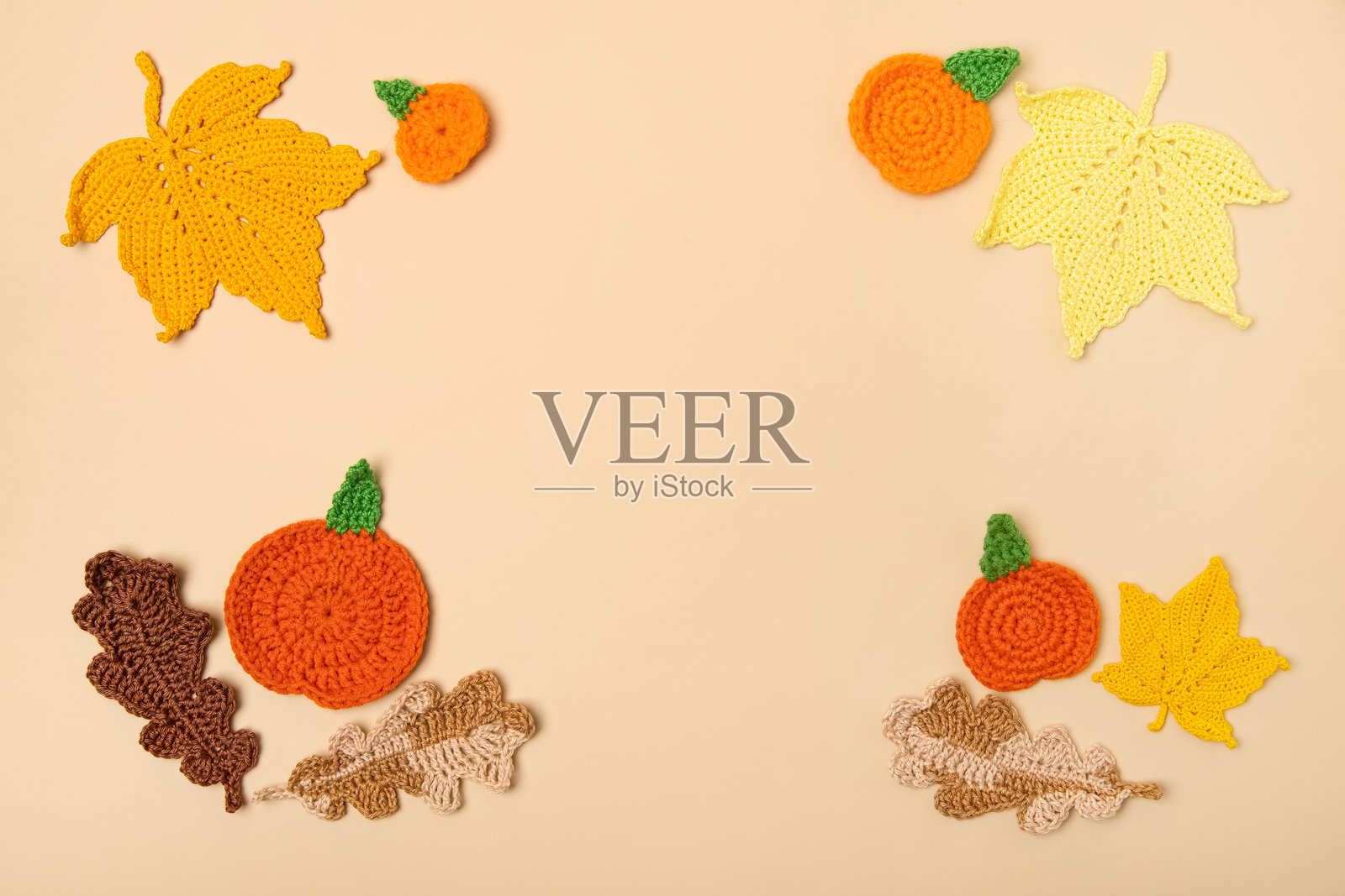 针织秋季装饰饰品照片摄影图片