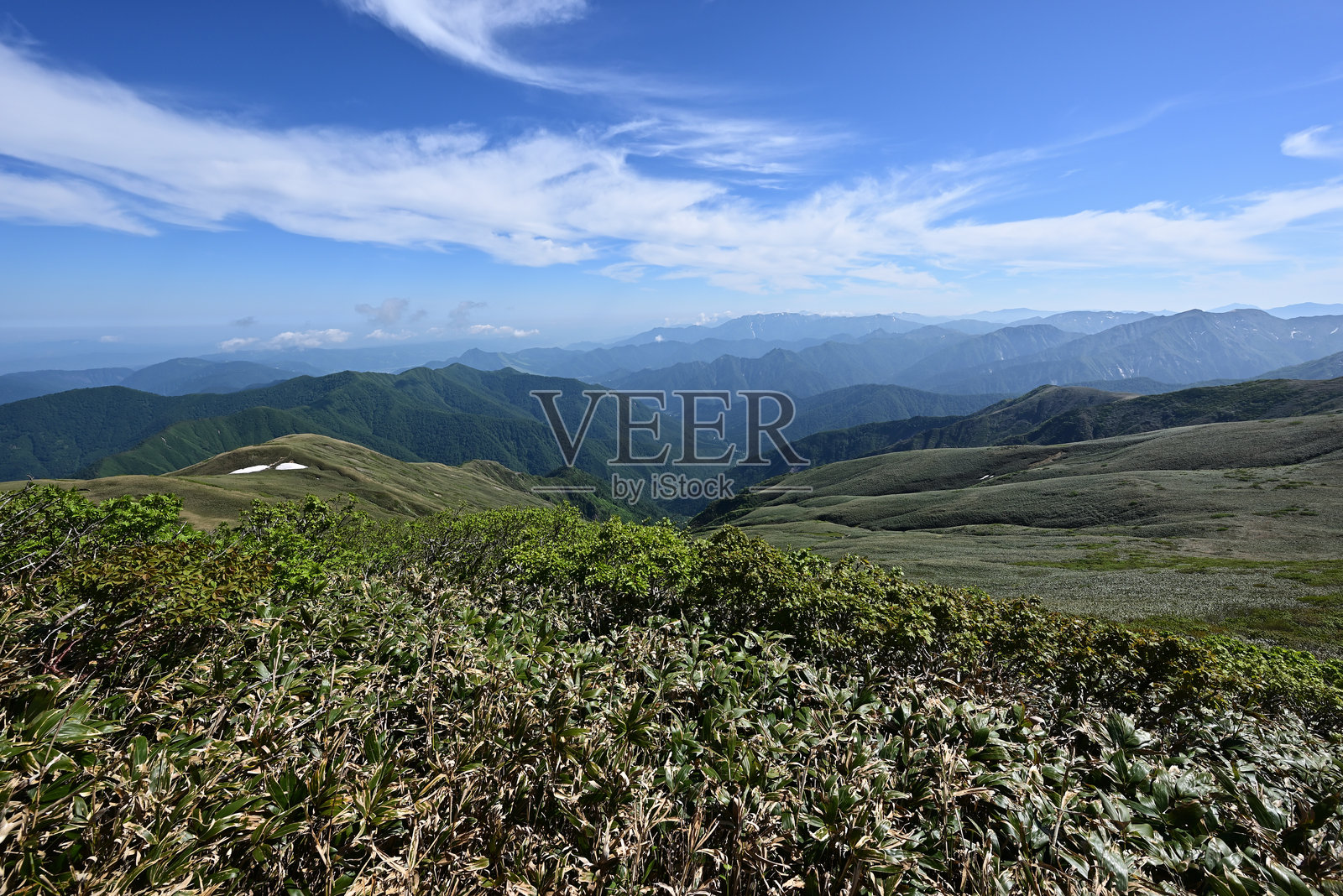 山。日本群马县的泰拉普尤和仙野仓照片摄影图片