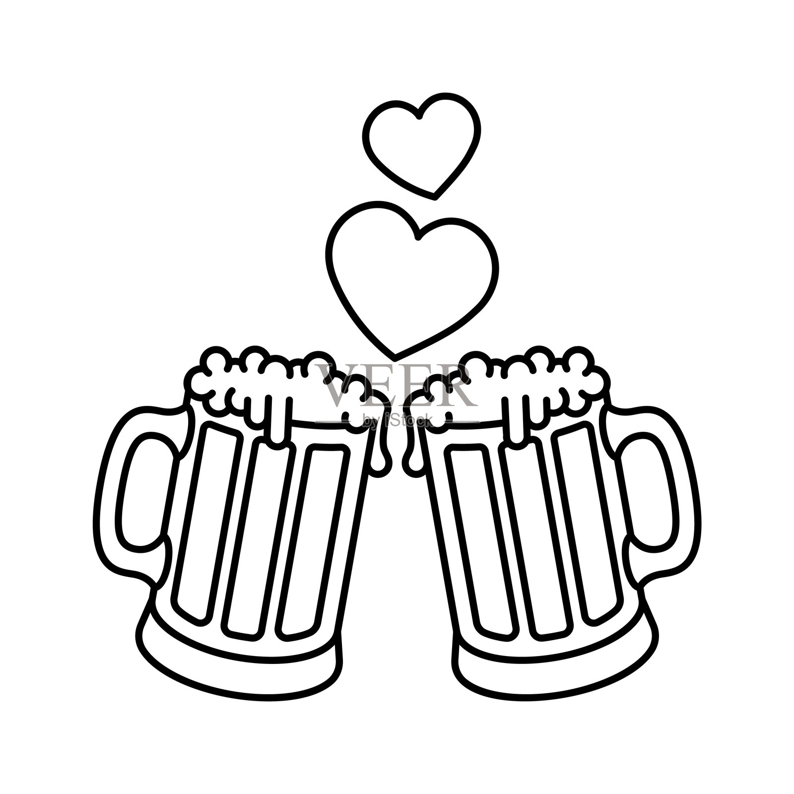 干杯插画图片素材