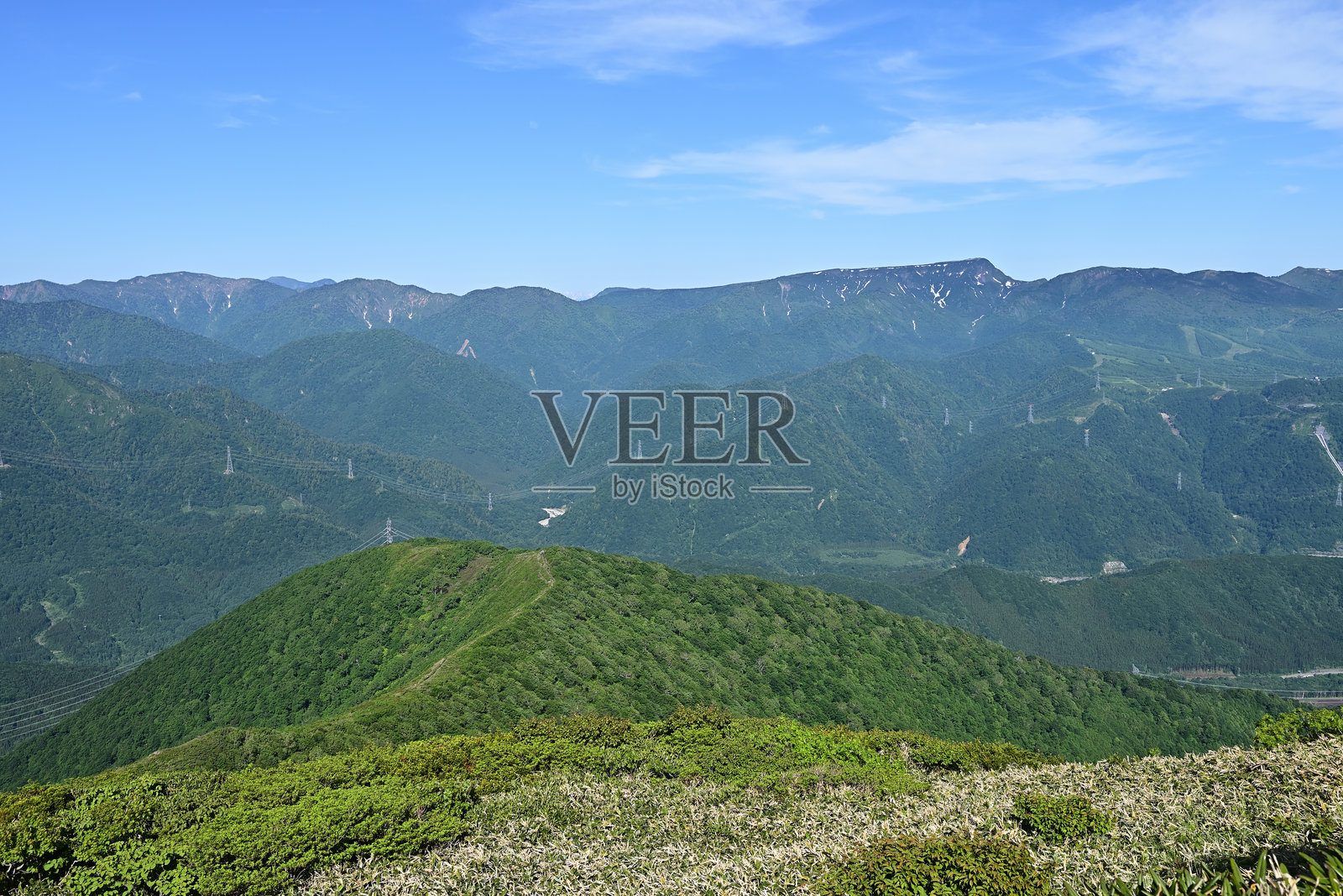 山。日本群马县的泰拉普尤和仙野仓照片摄影图片